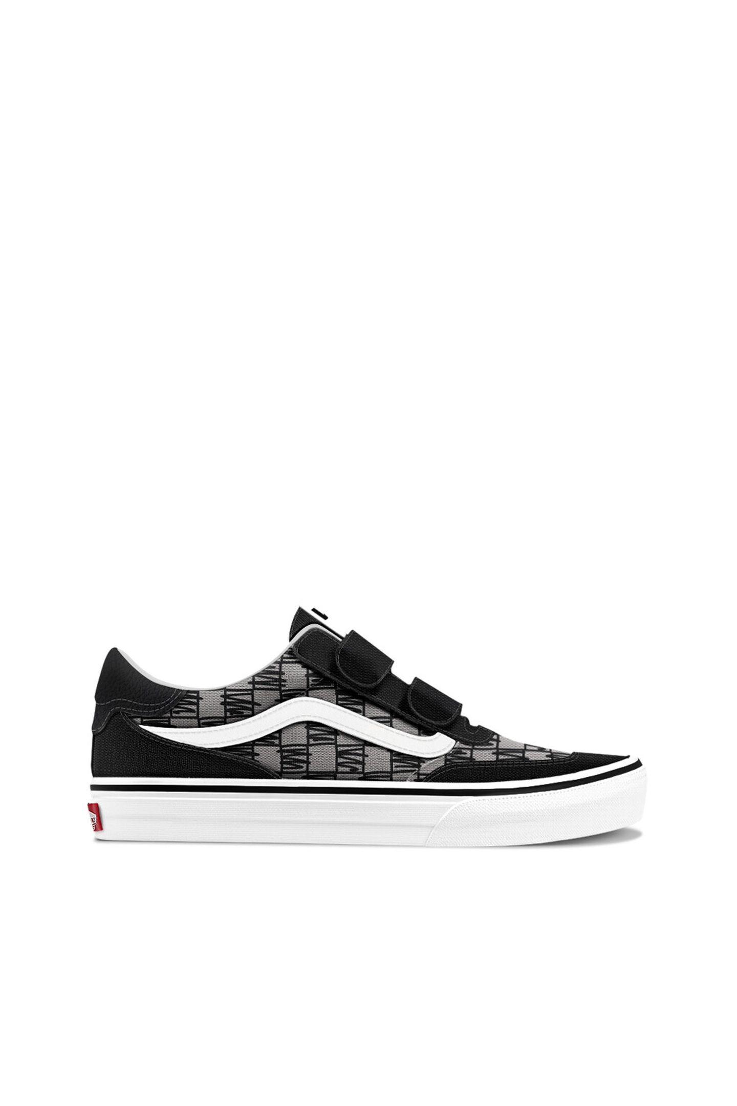 TODDLER BROOKLYN LS V SCRIBBLE CHECK BLACK 1