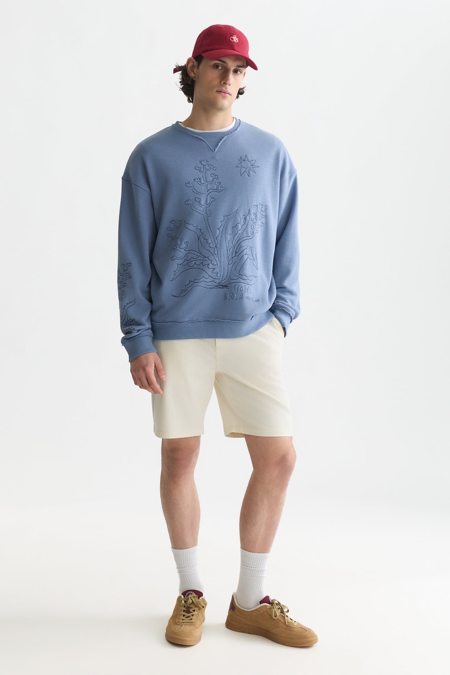 SEASONAL CORE STUART COTTON TWILL REGULAR-FIT SHORTS LIGHT B 3