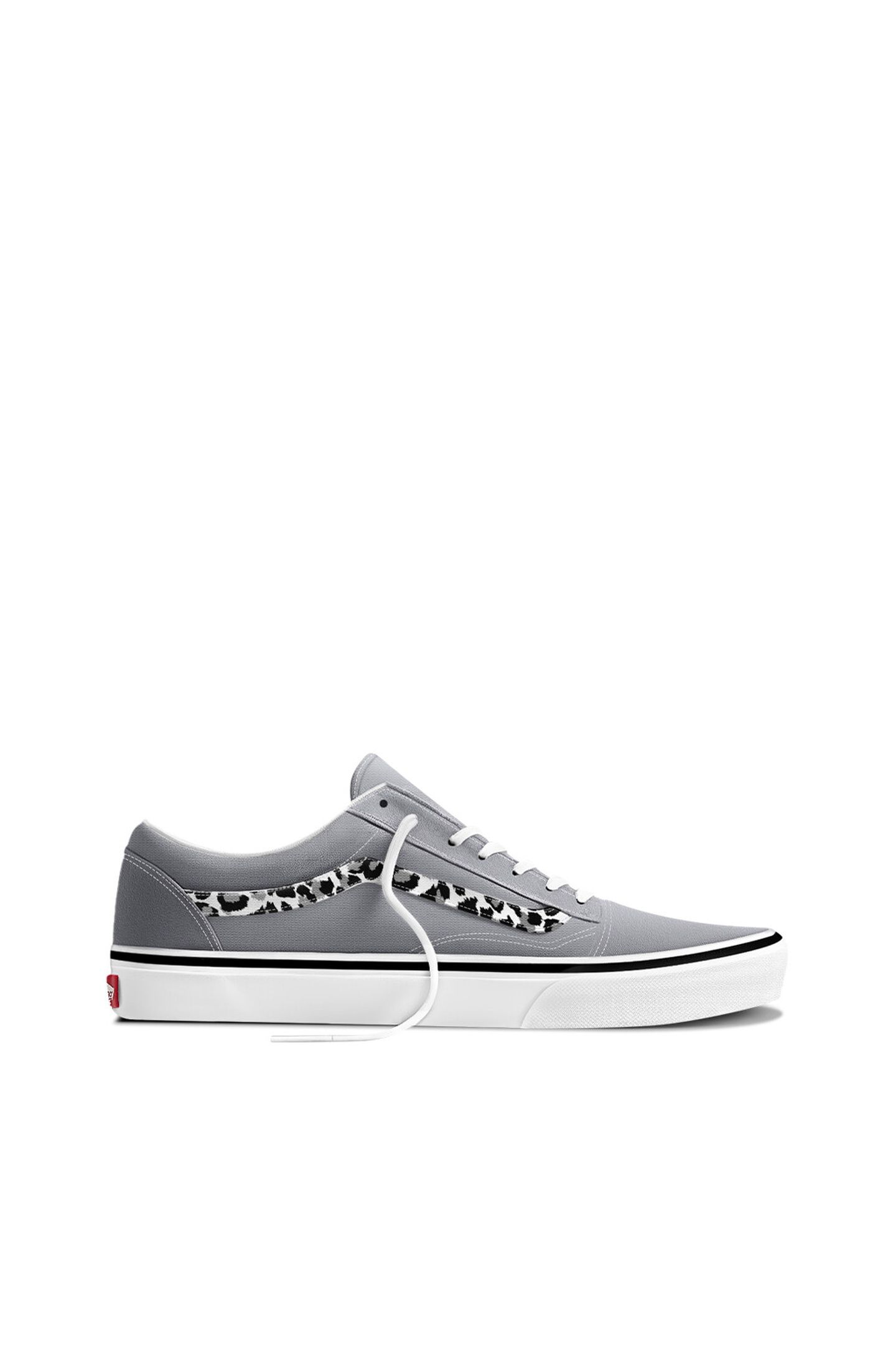 JUNIOR OLD SKOOL LEOPARD LIGHT GRAY 1