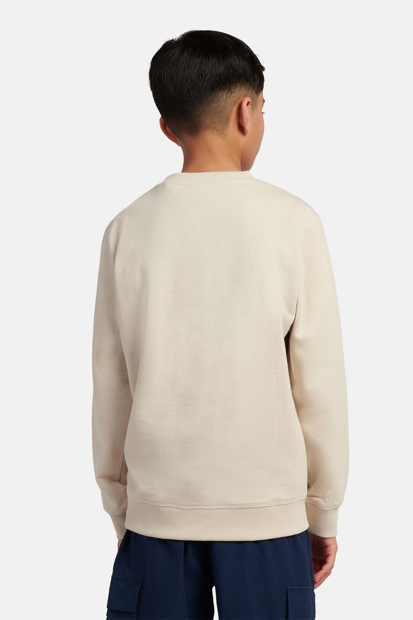 GRADE BOYS FRENCH TERRY SMALL LOGO CREW TIMBER 2