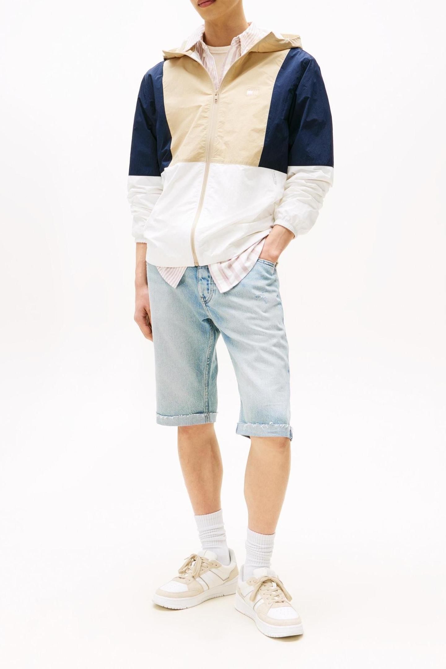 TJM CHICAGO WINDBREAKER ECRU/MULTI 6