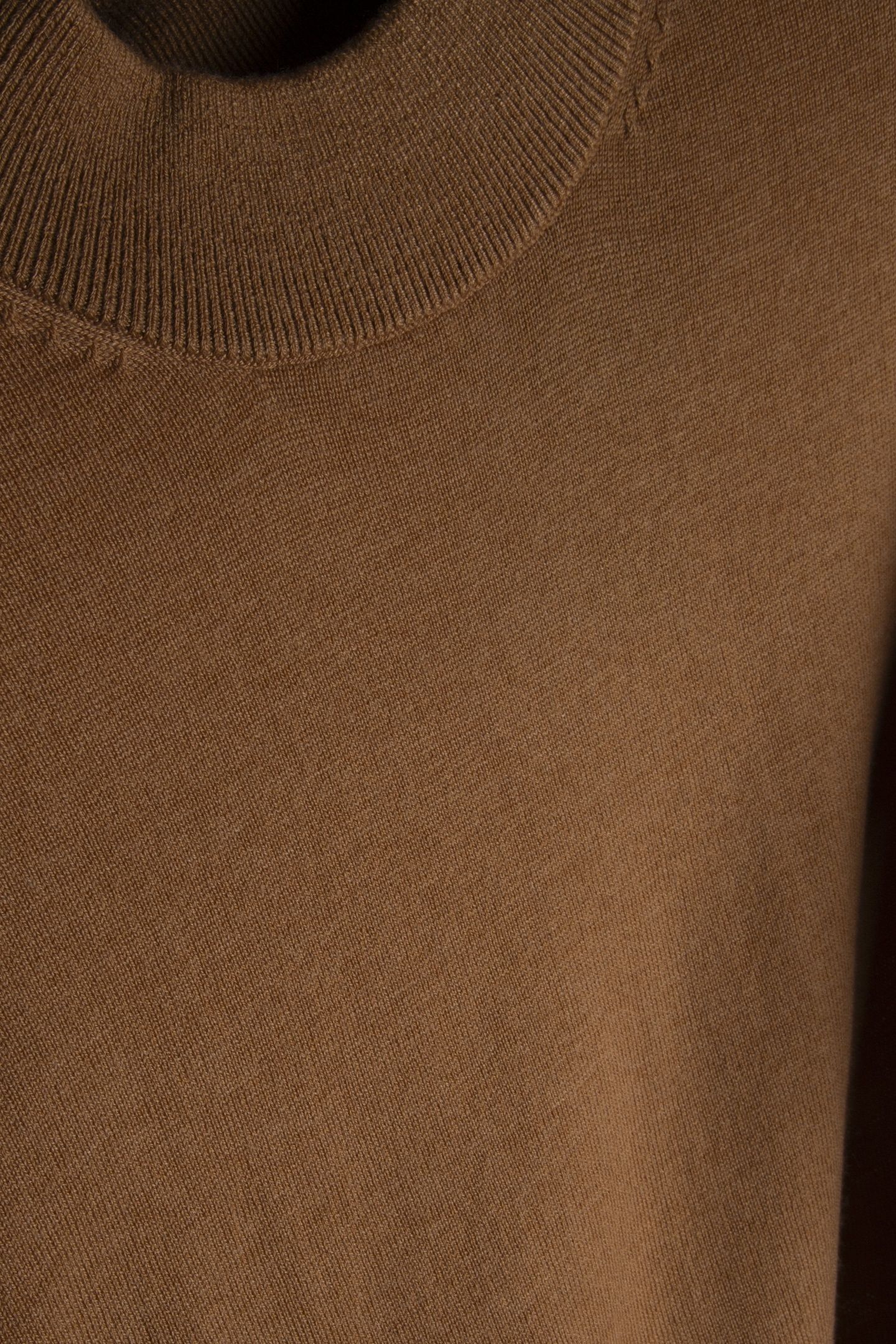 CORE - DROPPED SHOULDER MOCK NECK PULLOVER MEDIUM BEIGE 4