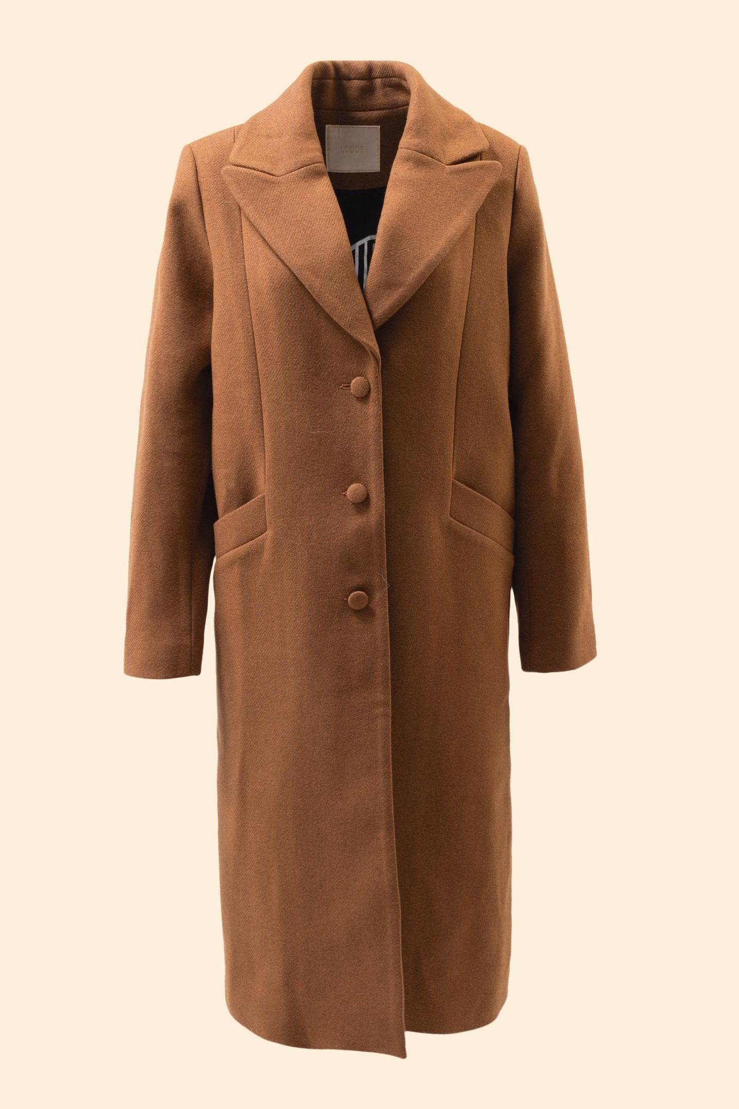 CAMEL LONG COAT 4