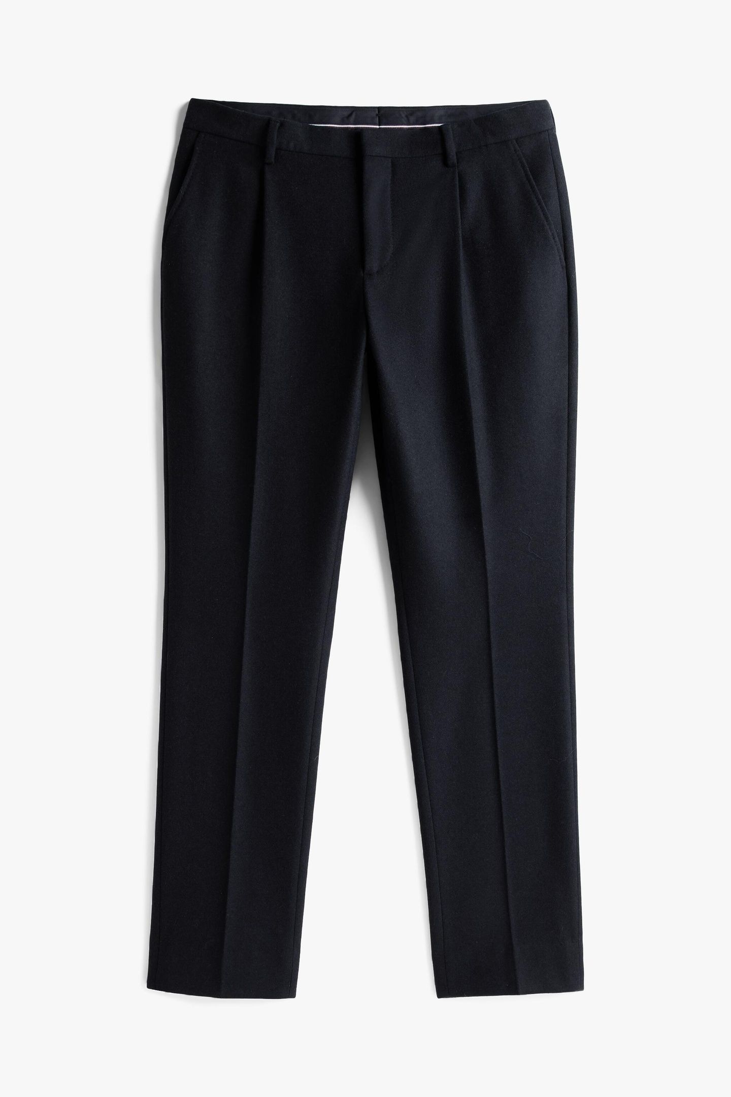 SOFT TECH WOOL PANTS BLUE 4