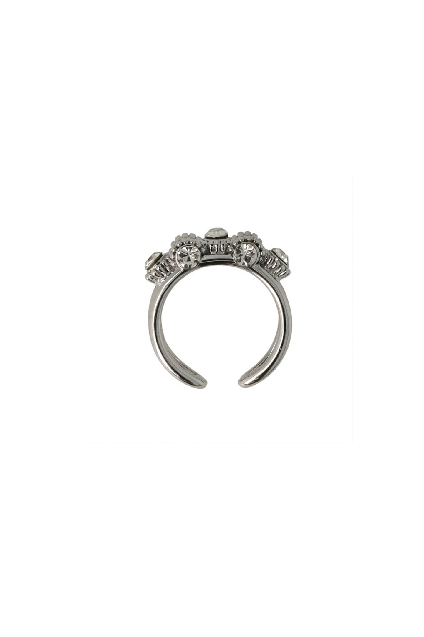 OTAZU VINTAGE BARREL RING - RHODIUM 1