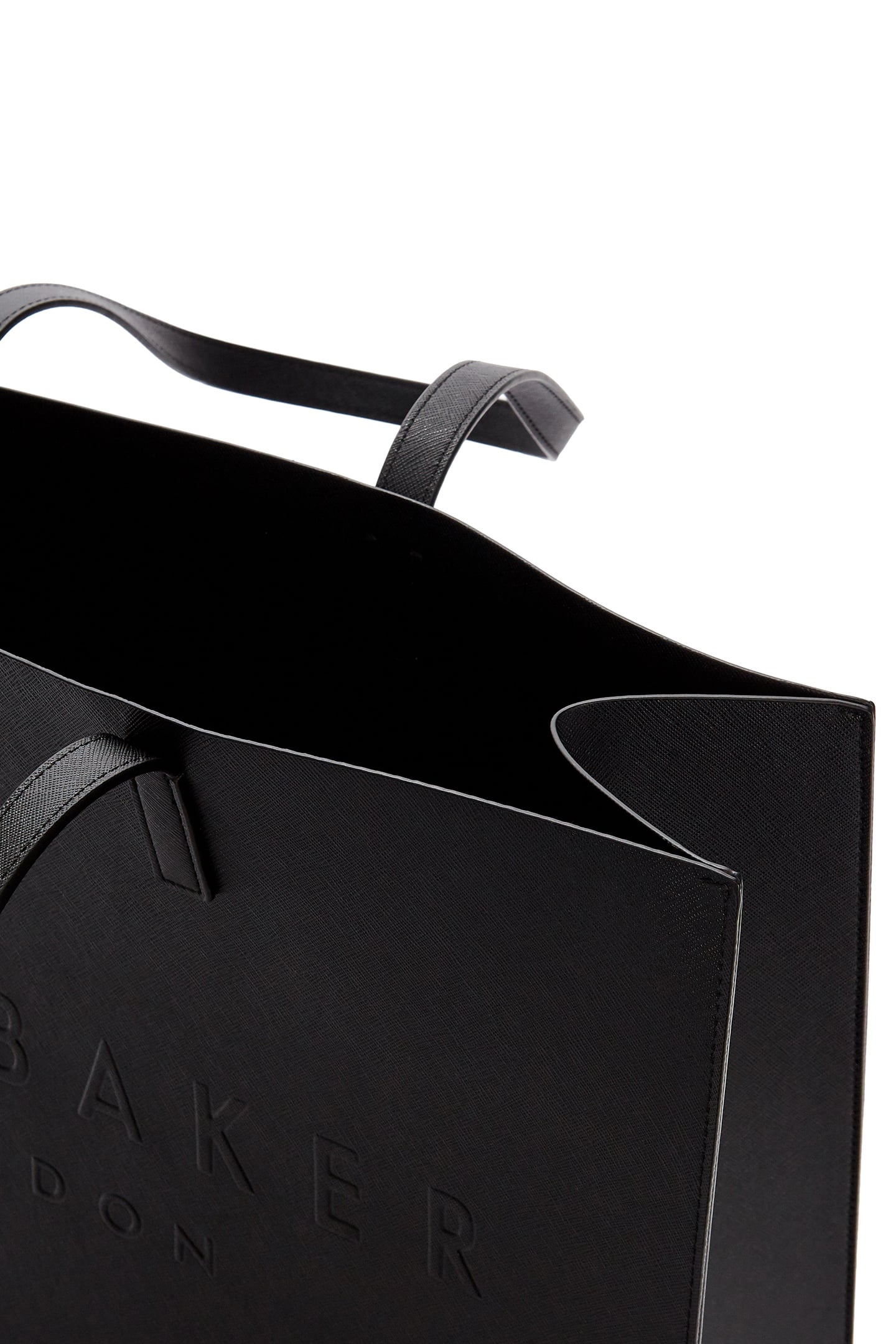 CROSSHATCH EAST WEST ICON BAG BLACK 4