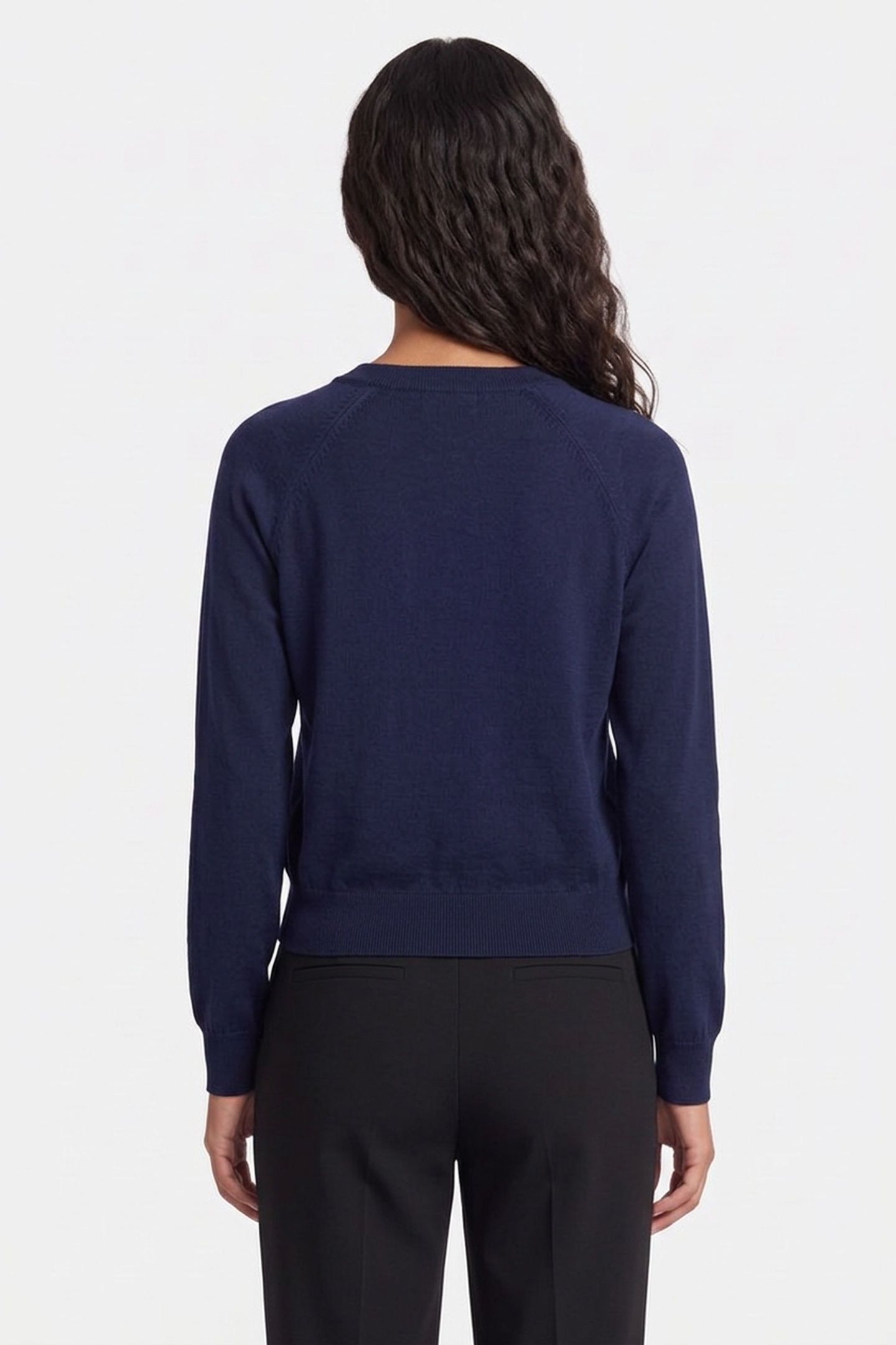 SWEATER V-NECK DARK NAVY 3
