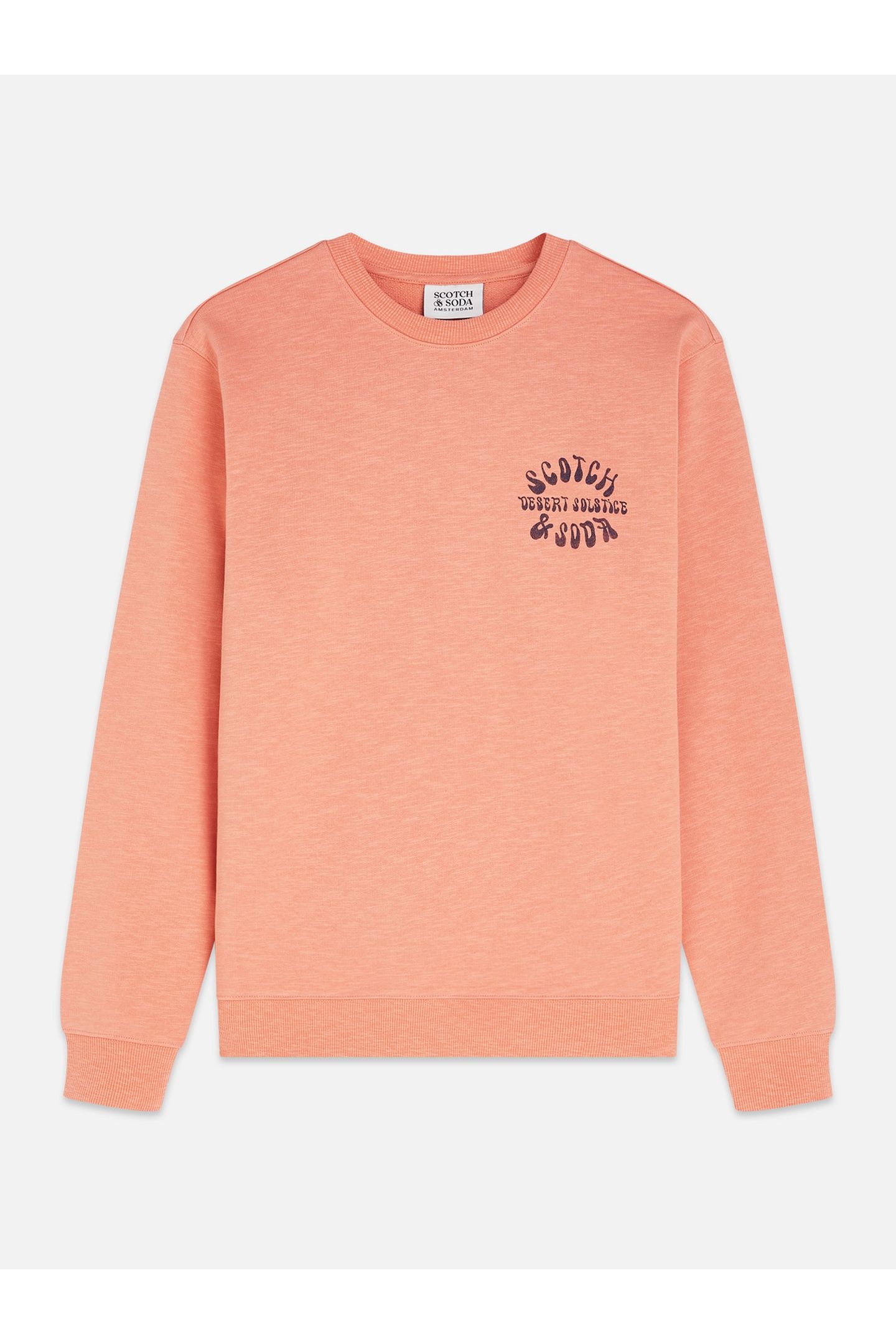 LEFT CHEST LOGO REGULAR-FIT SWEATSHIRT BRIGHT RED 4