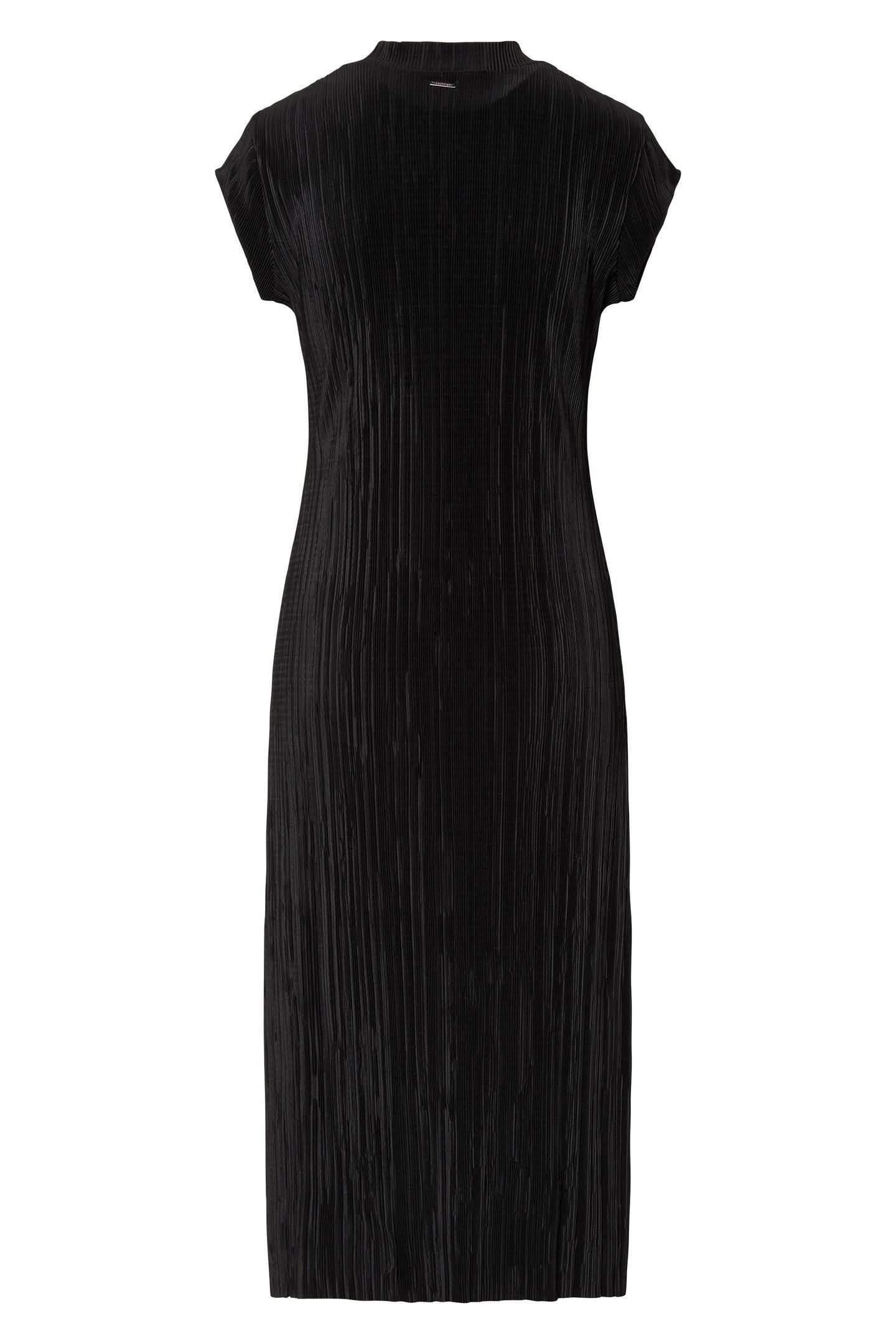 PLISSE MIDI DRESS BLACK 4