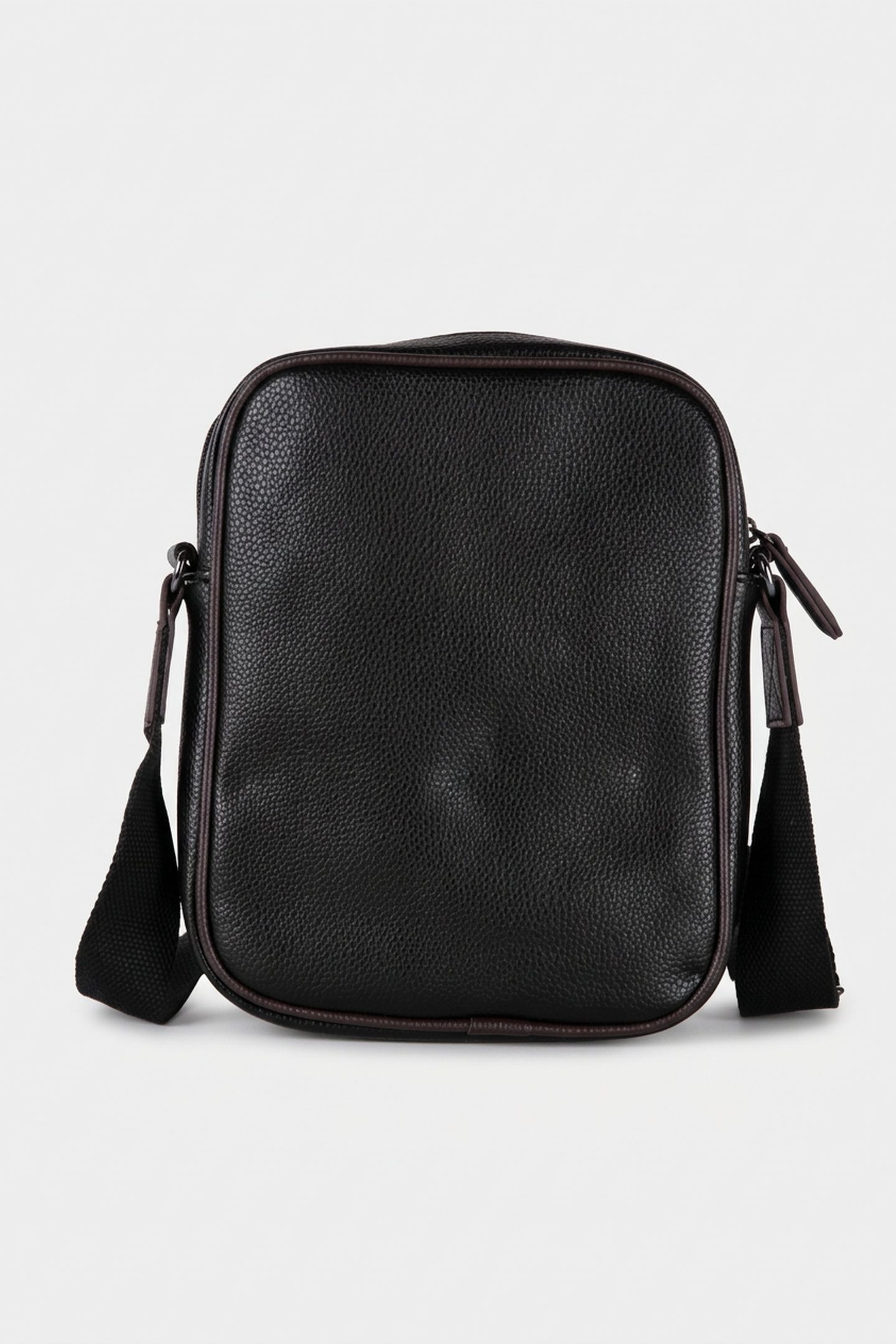 LANSTON PEBBLE PU FLIGHT BAG BLACK 3
