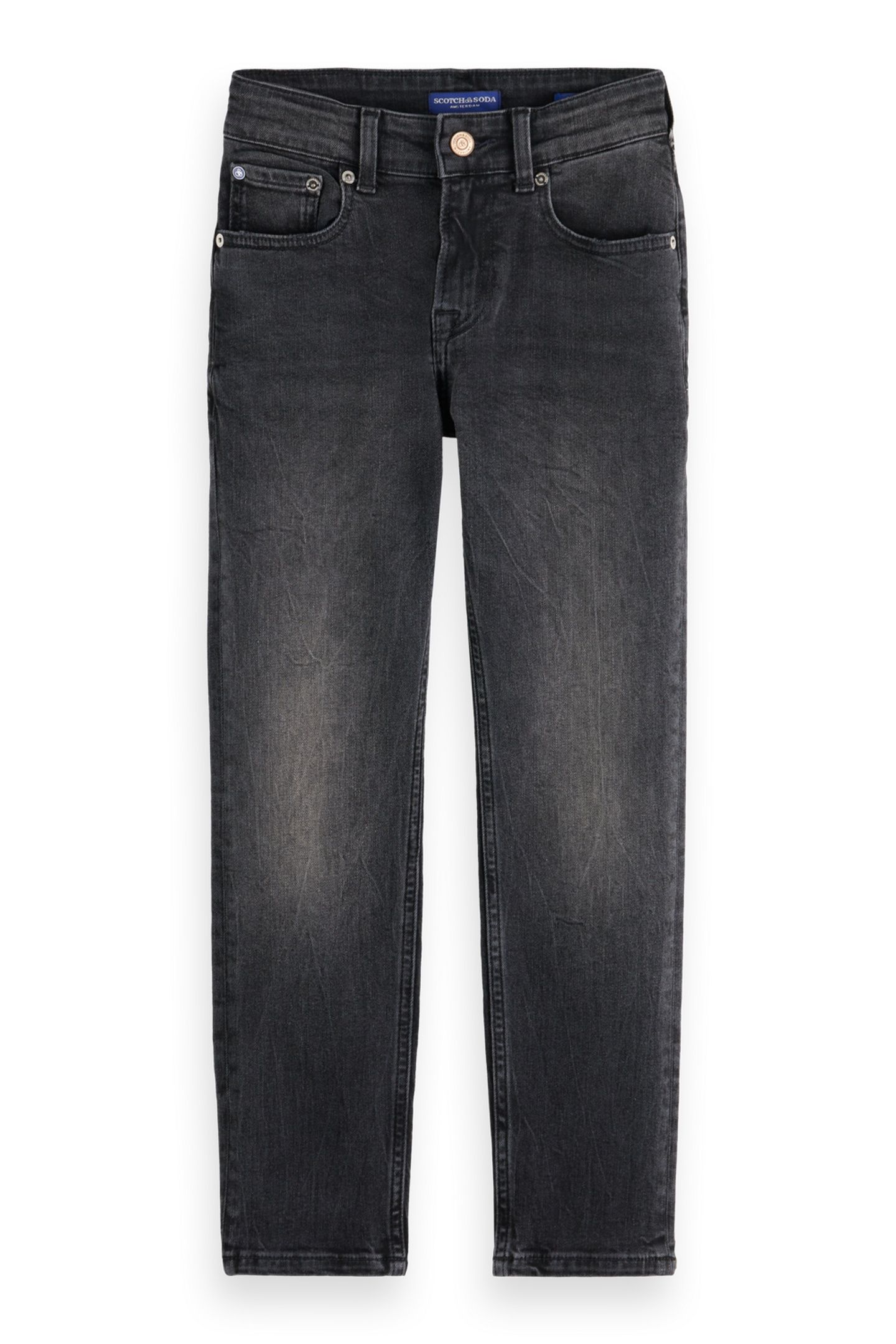 BOYS NOS DEAN LOOSE TAPERED JEANS BLACK NIGHT 1