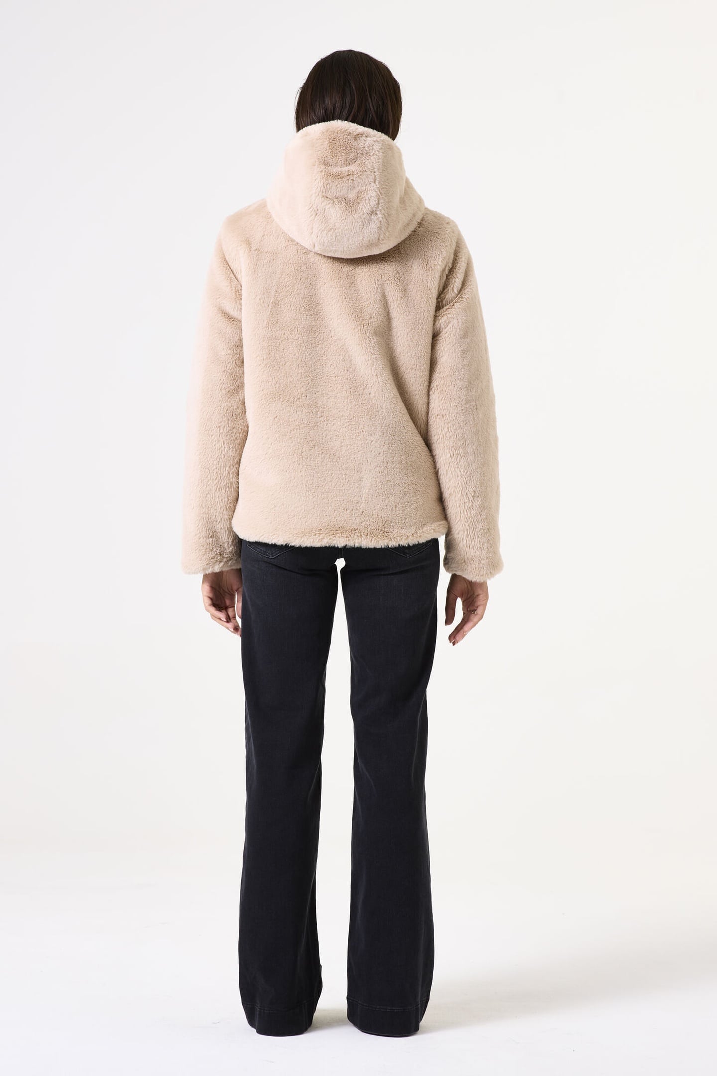 LADIES OUTDOOR JACKET WARM BEIGE 3