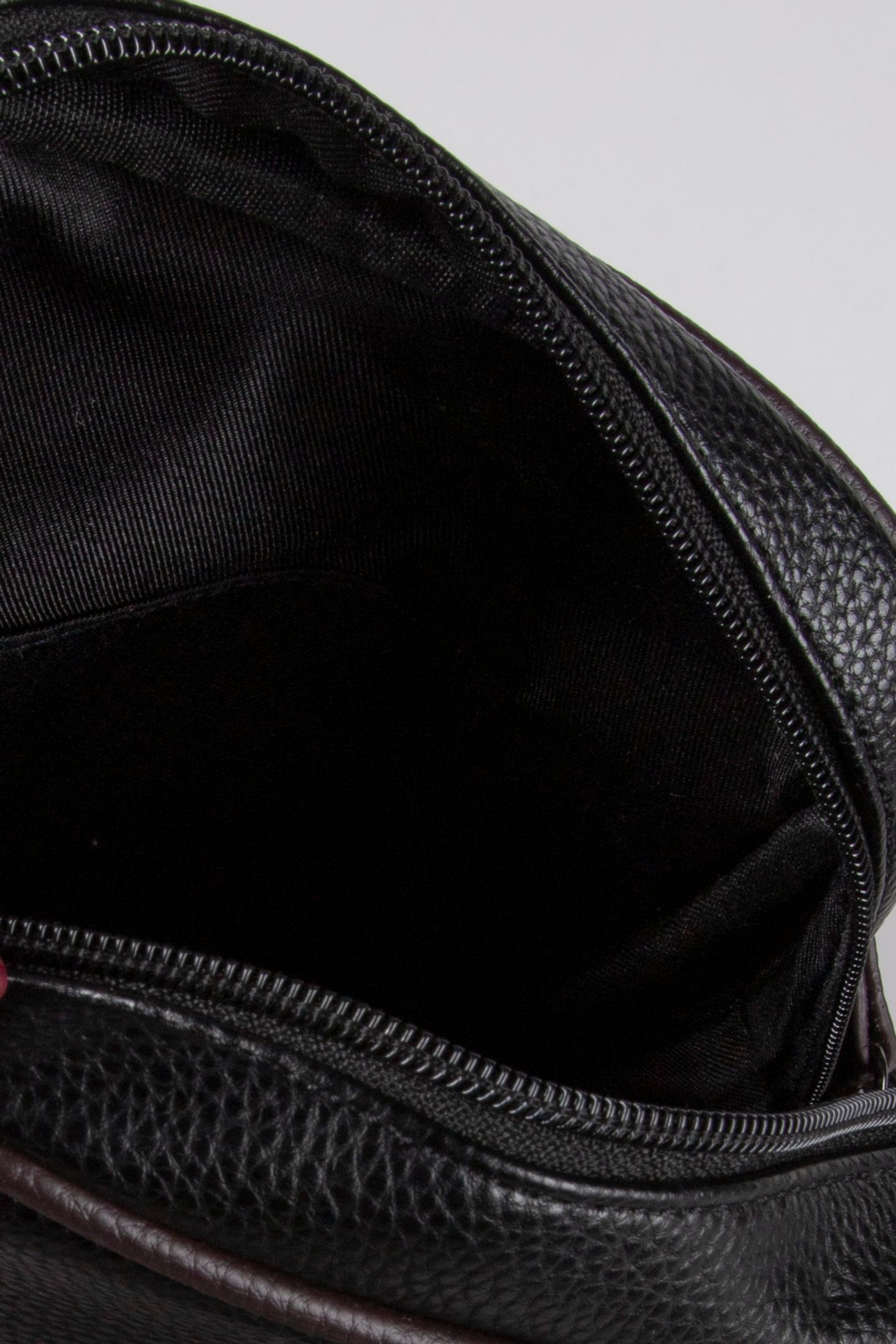 LANSTON PEBBLE PU FLIGHT BAG BLACK 5