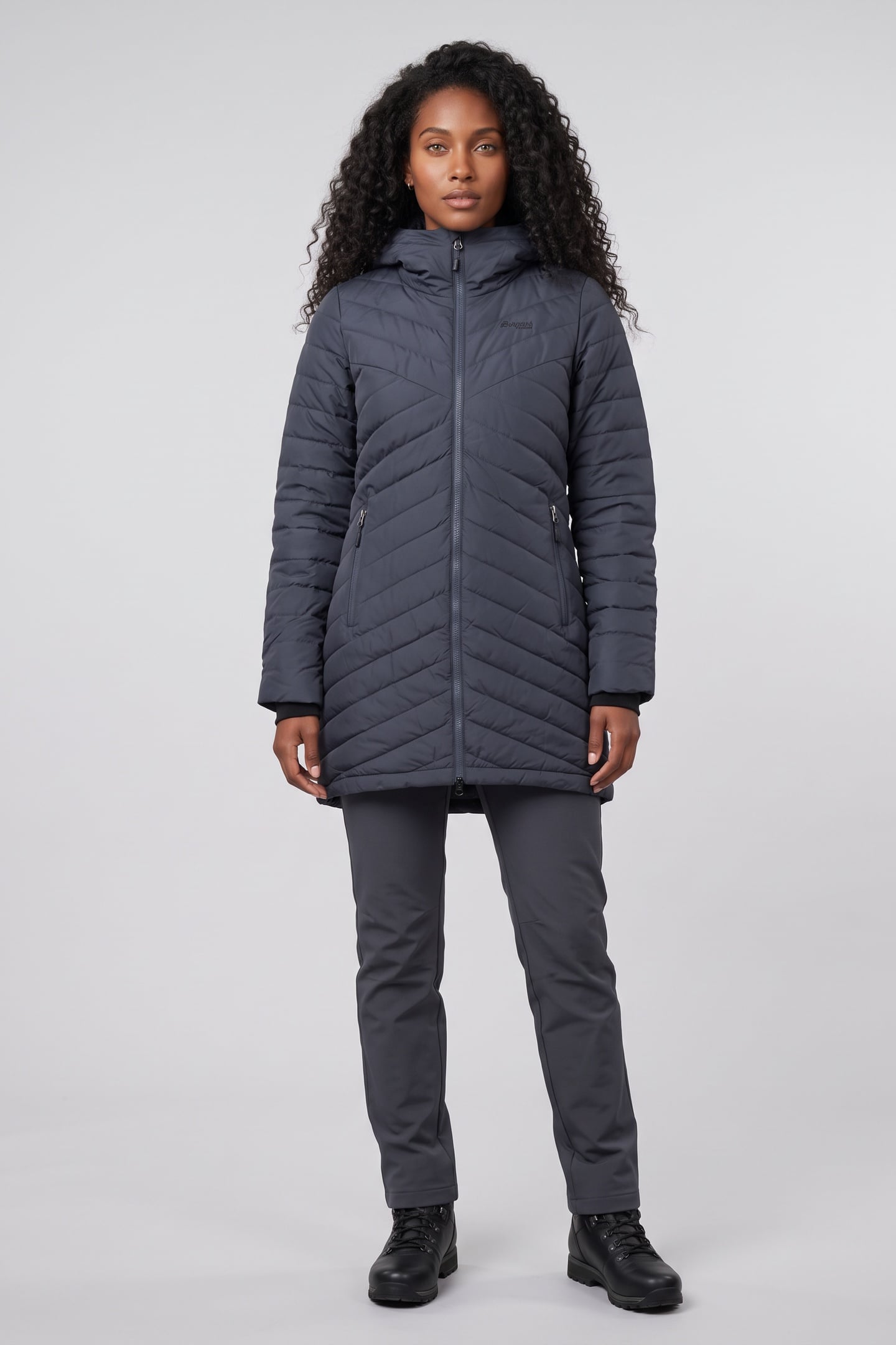 LINDEN DOWN W COAT EBONY BLUE 1