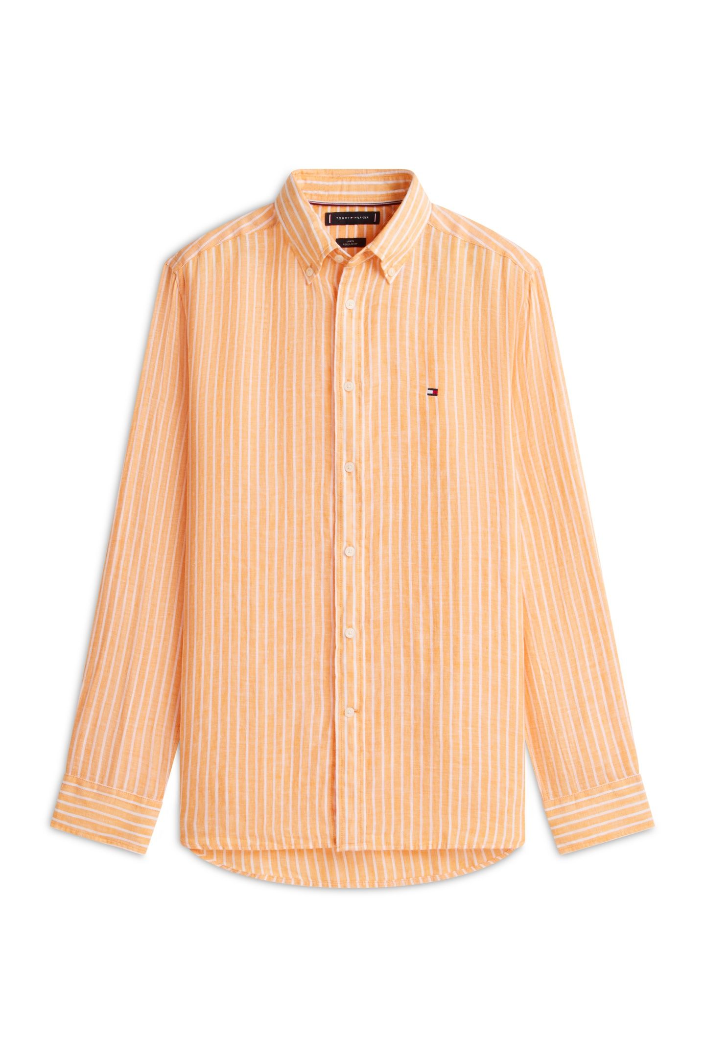 LINEN BENGAL STRIPE ORANGE FLASH/STRIPE 4