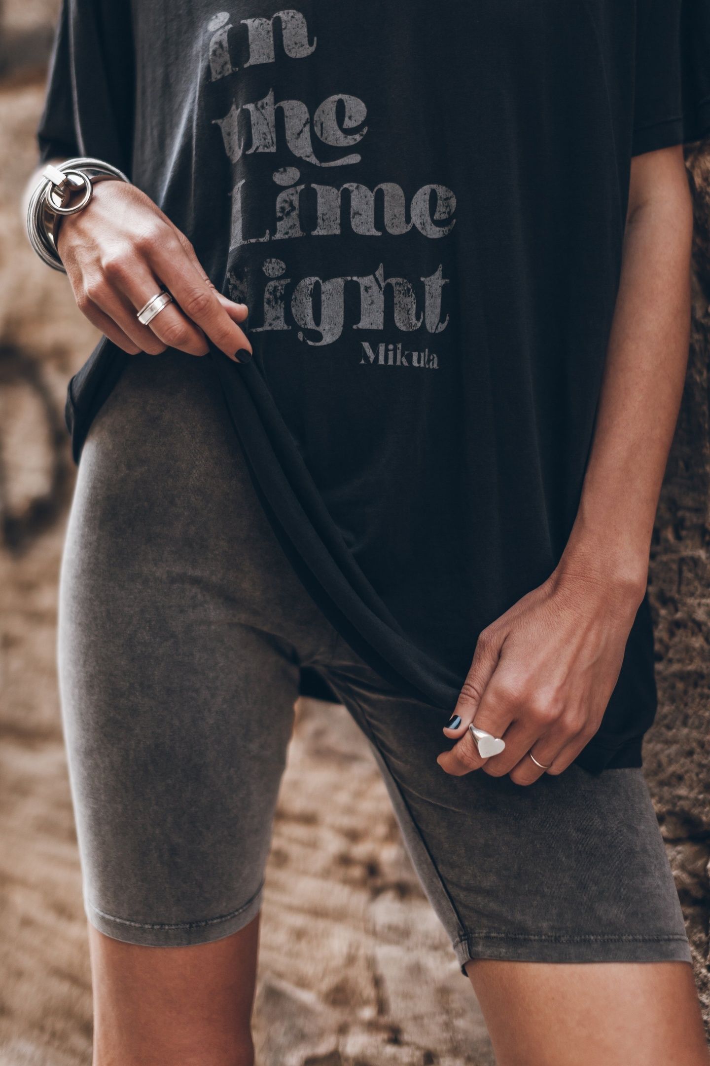 THE DARK LOVE NOTE RELAXED T-SHIRT 2