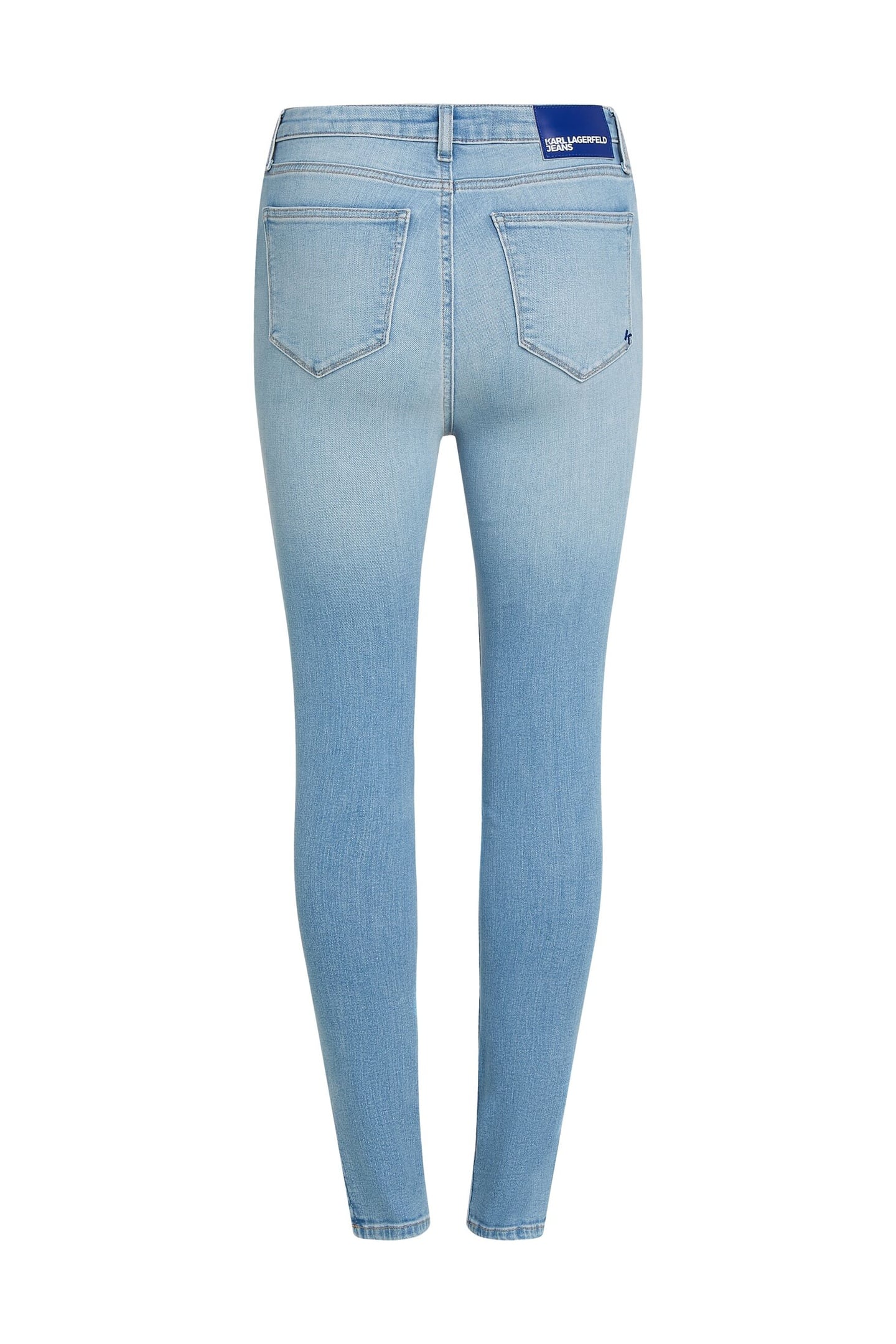 KLJ HR SKINNY W/ SPLIT BRIGHT BLUE 5