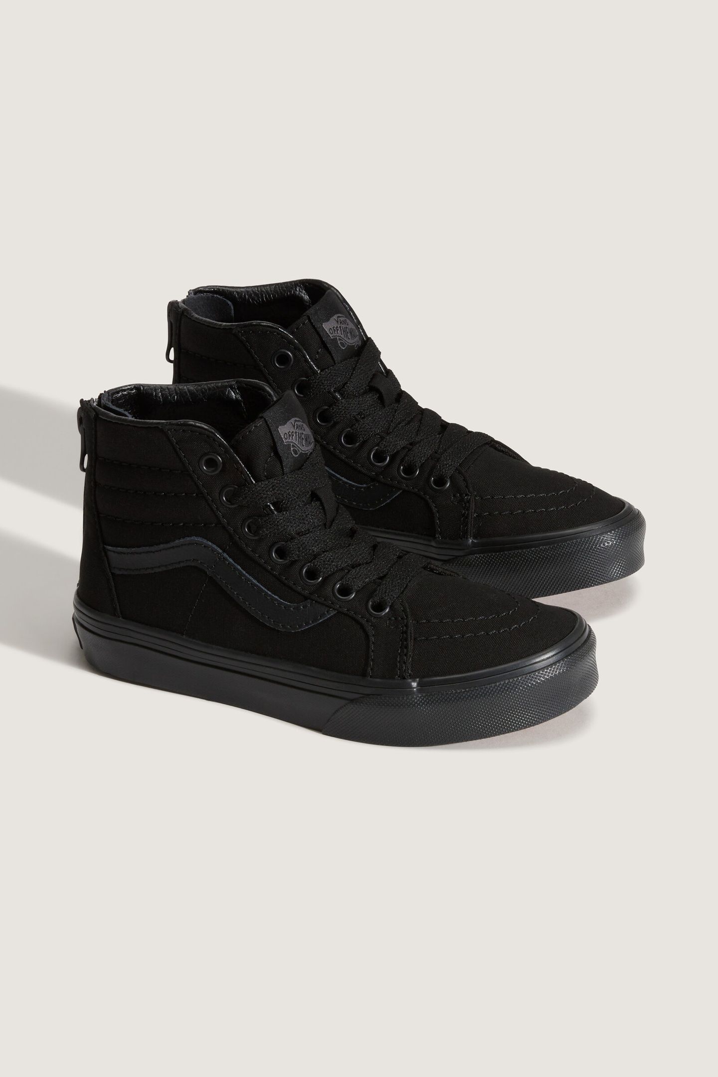 YOUTH UNISEX SK8-HI ZIP POP CHECK BLACK/BLACK 2