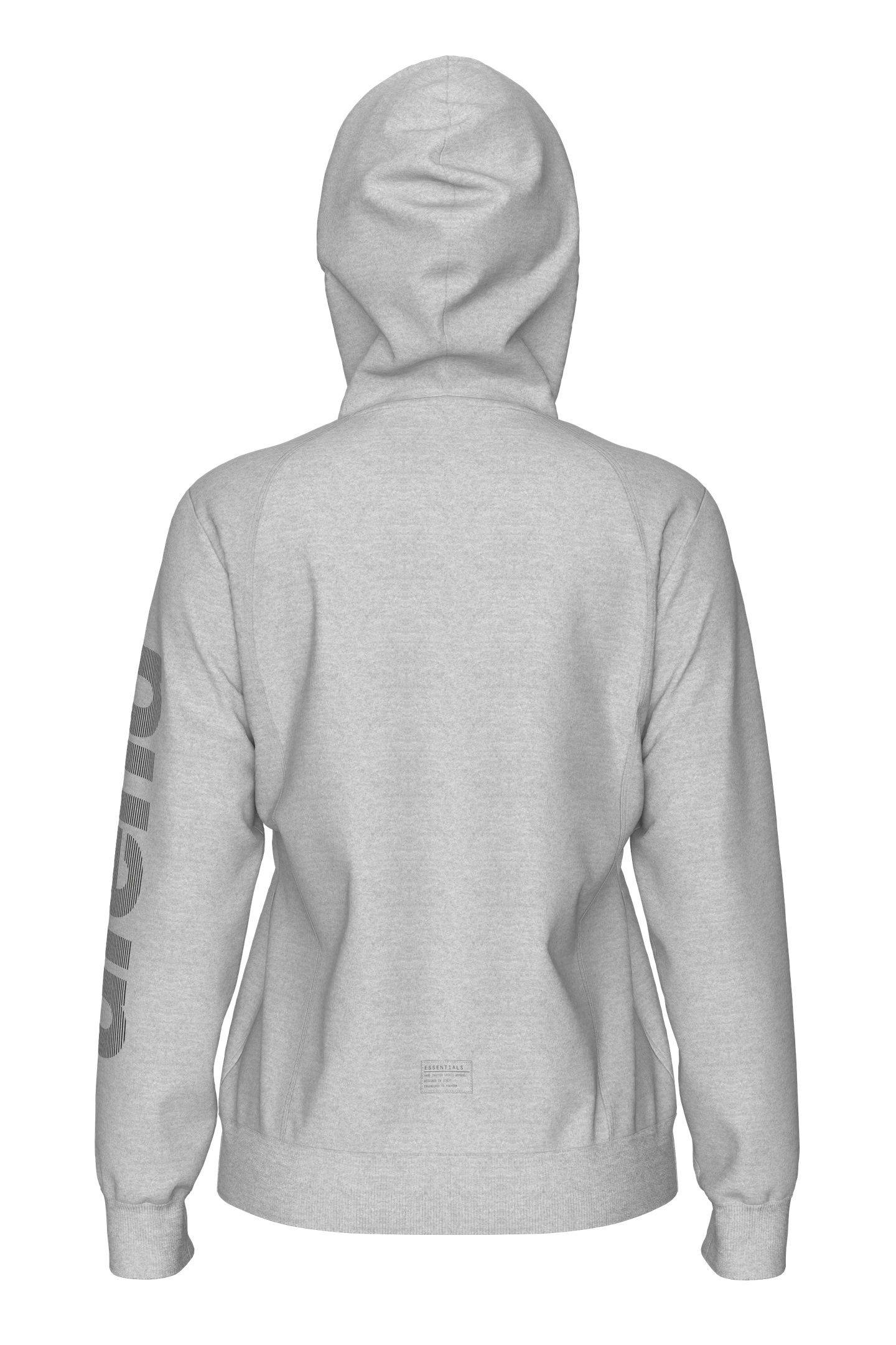 TEAM ESSENTIAL JACKET MEDIUM GREY HEATHER 4