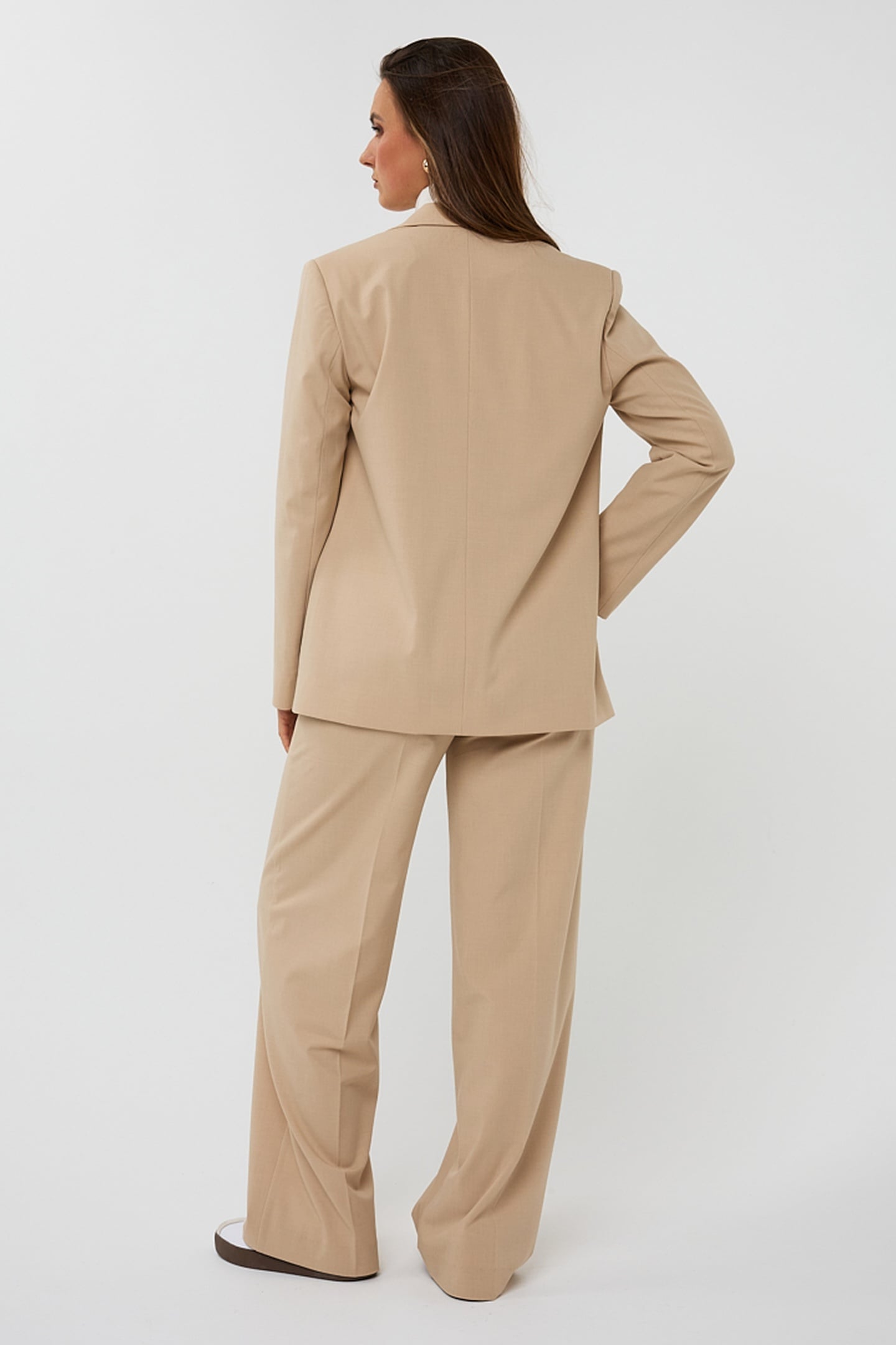 BLAZER DOUBLE BREASTED MELANGE SAND MELANGE 3