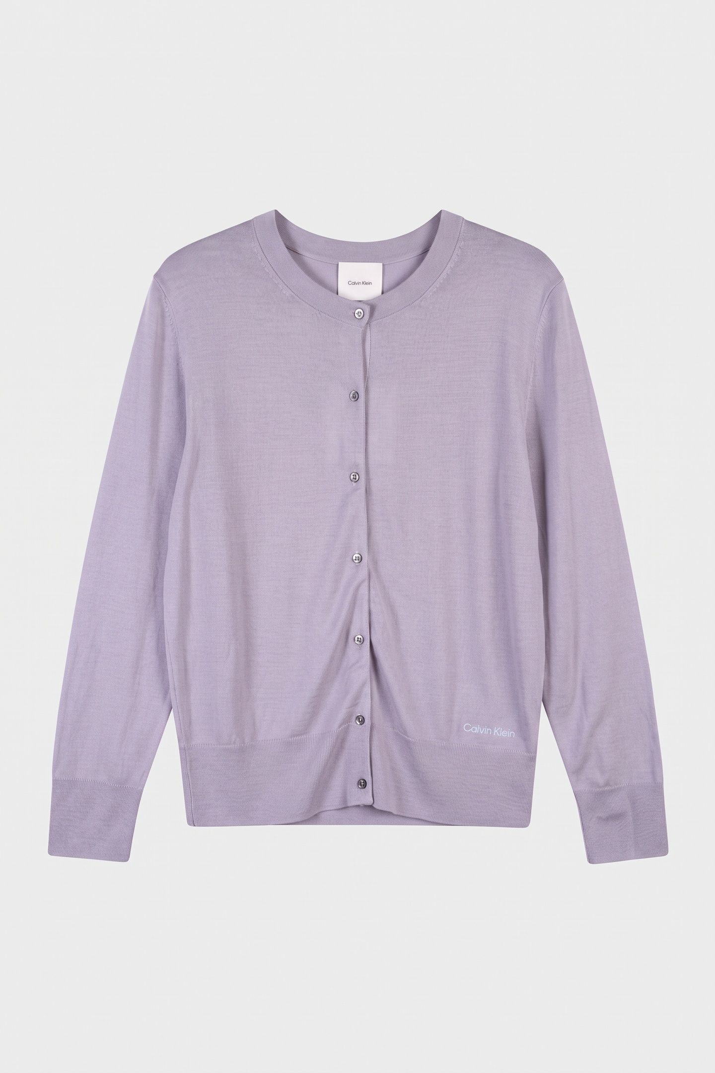MERINO CARDIGAN BLUE GREY HEATHER 3