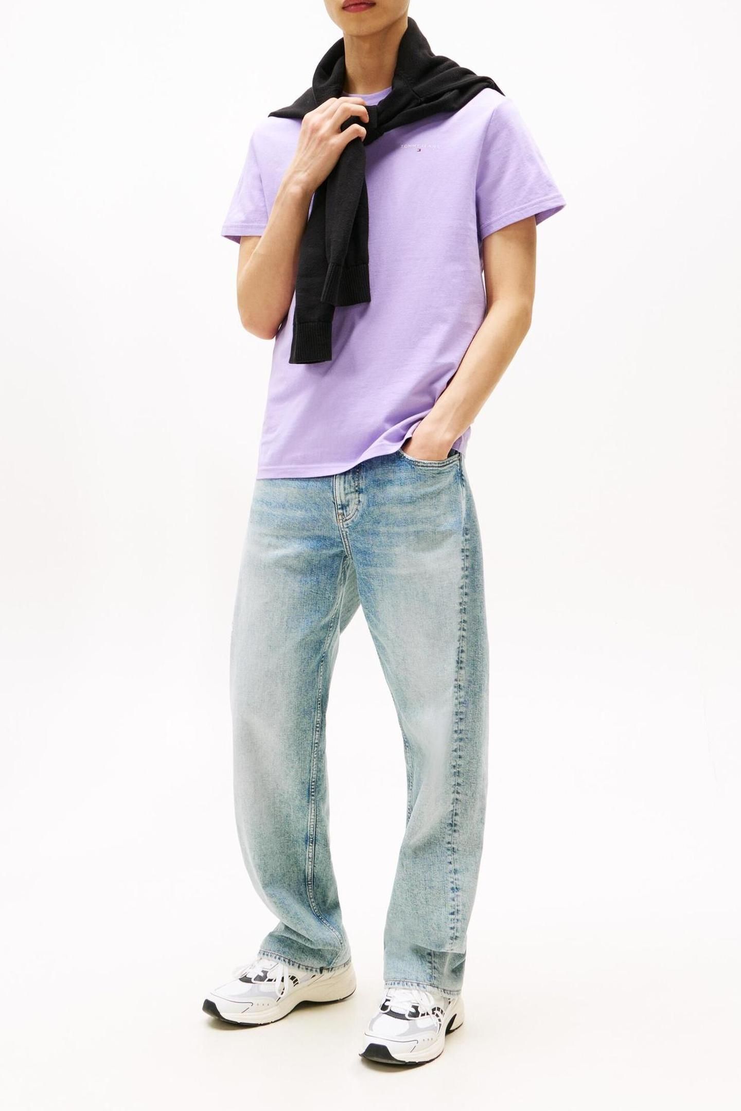 TJM SLIM LINEAR TEE OPHELIA PURPLE 2