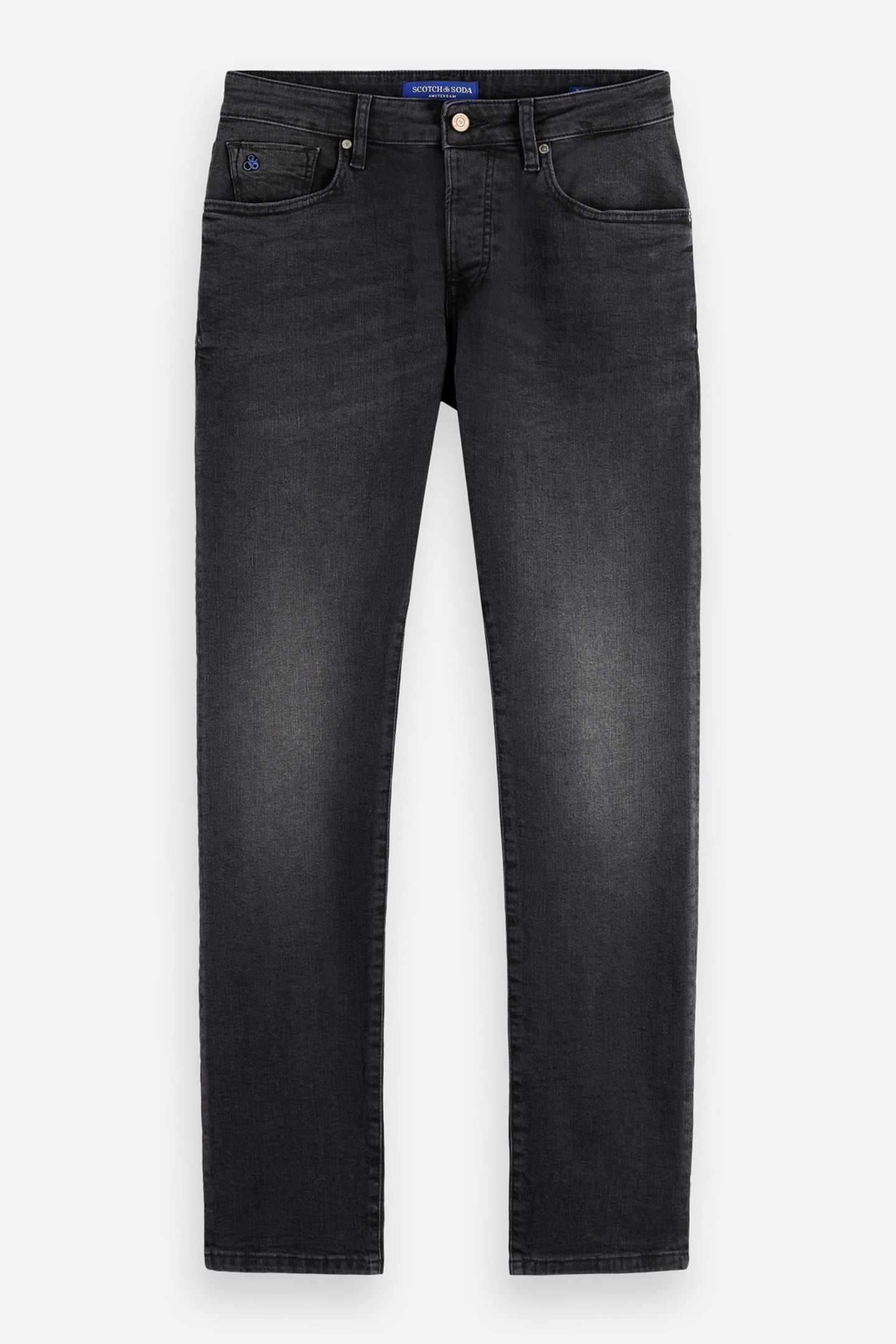 RALSTON REGULAR SLIM-FIT JEANS BLACK 4
