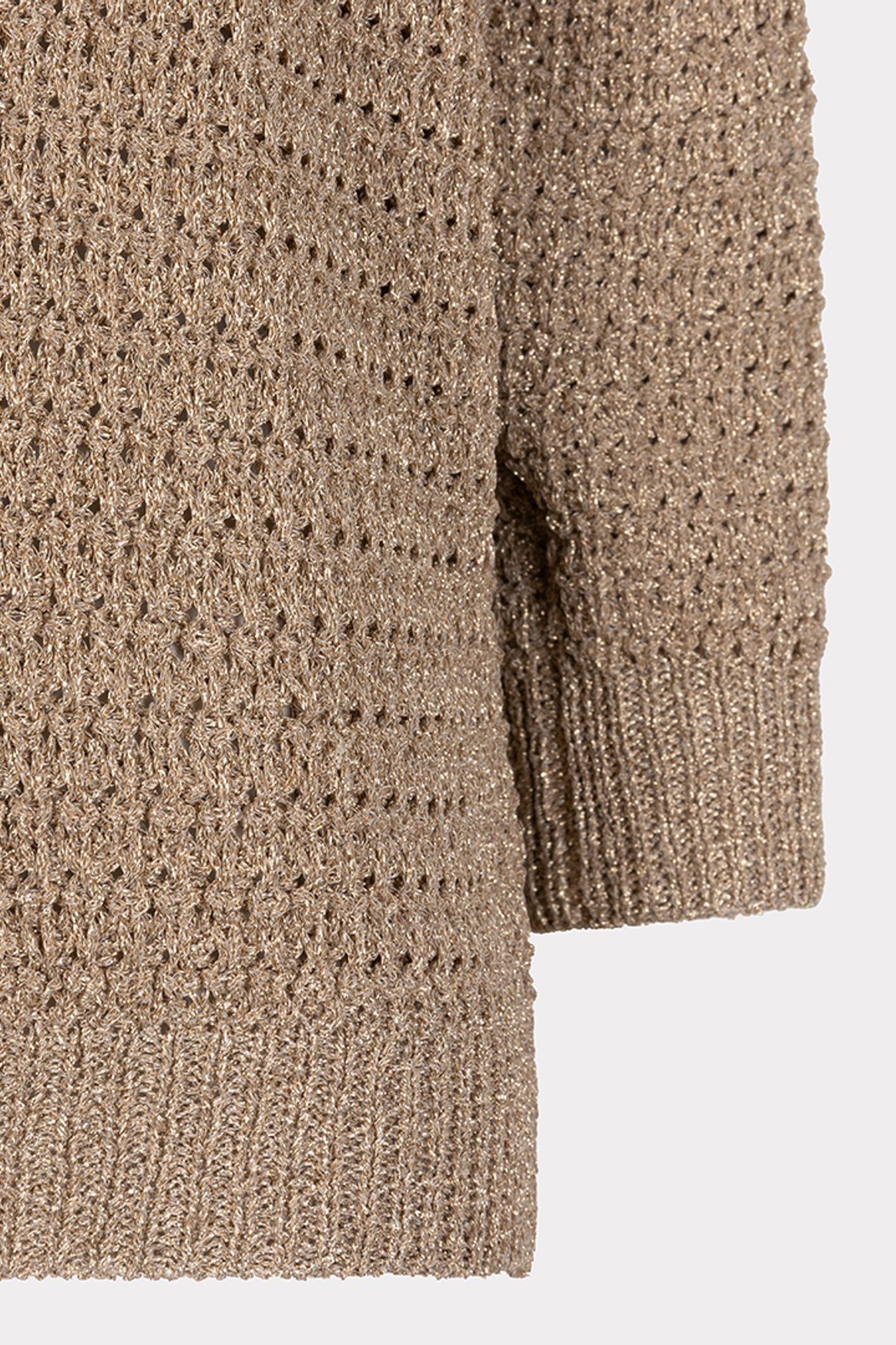 SWEATER OVERSIZED LUREX SAND 6