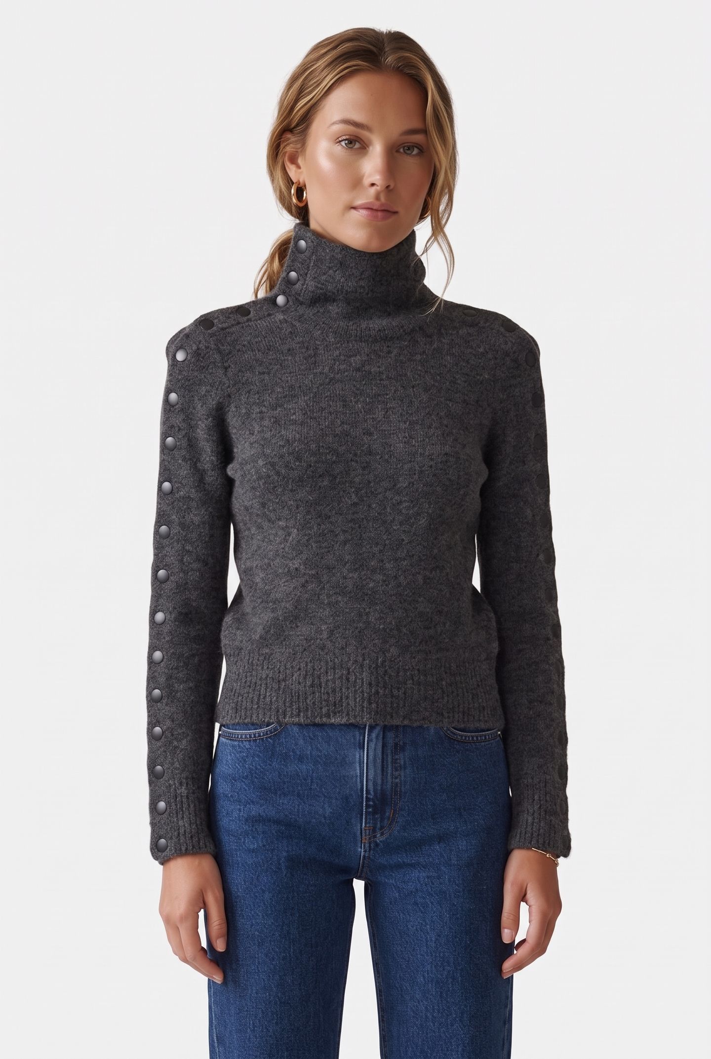 MALO SWEATER ANTHRACITE 1