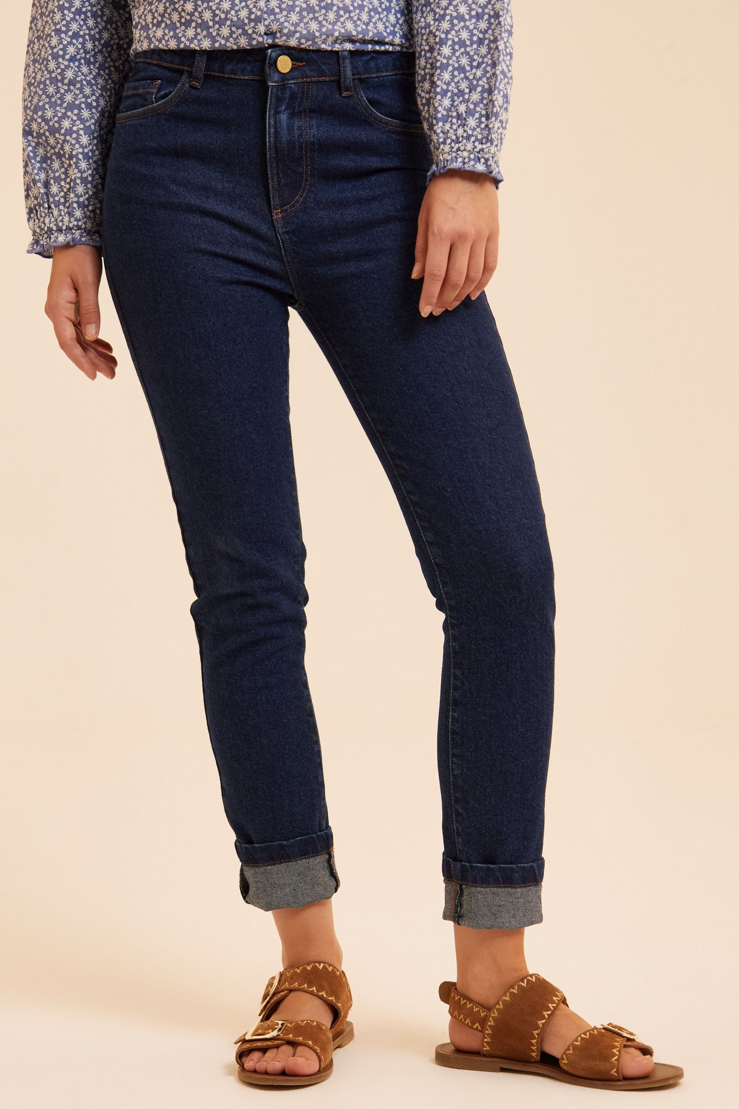 DARK BLUE SLIM JEANS CAROLE 1