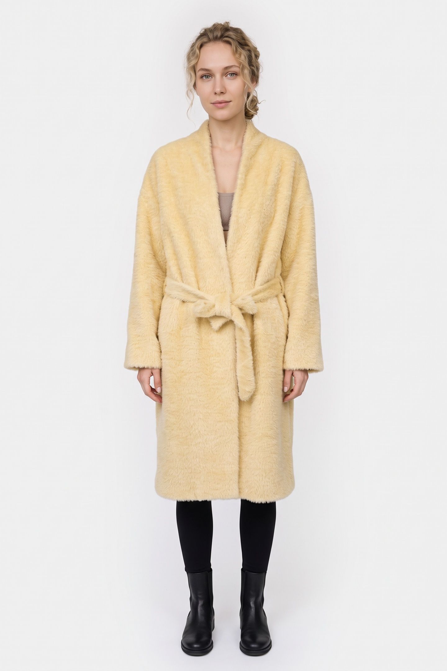 CALISTE COAT LIGHT YELLOW 1