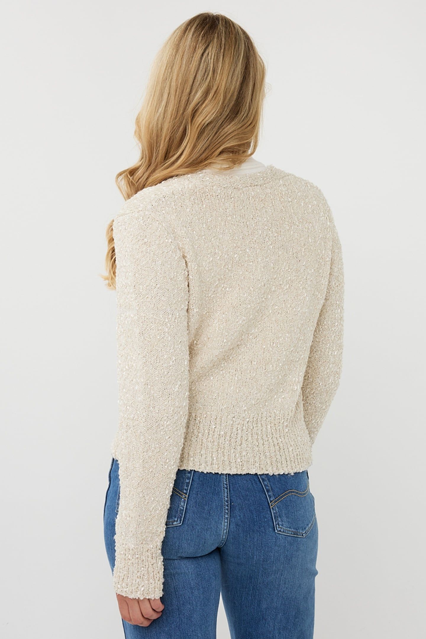 CARDIGAN FANCY BUTTON OFF WHITE 3