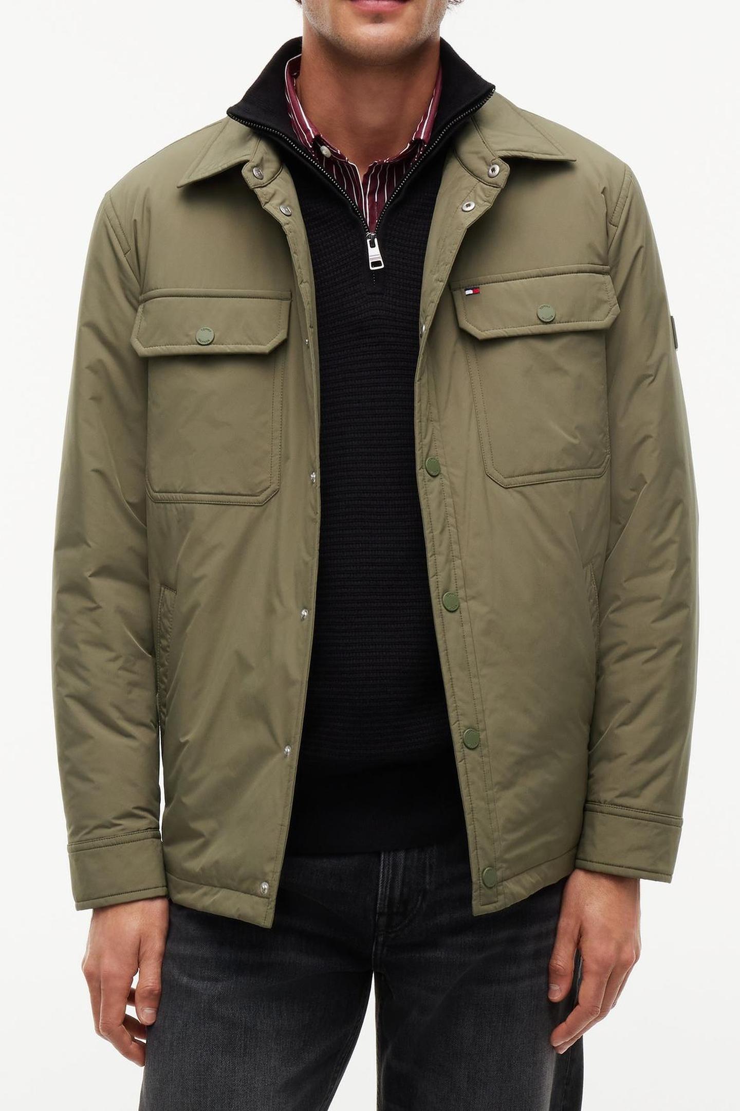 PACKABLE LIGHTWEIGHT SHIRT JACKET GREEN 1