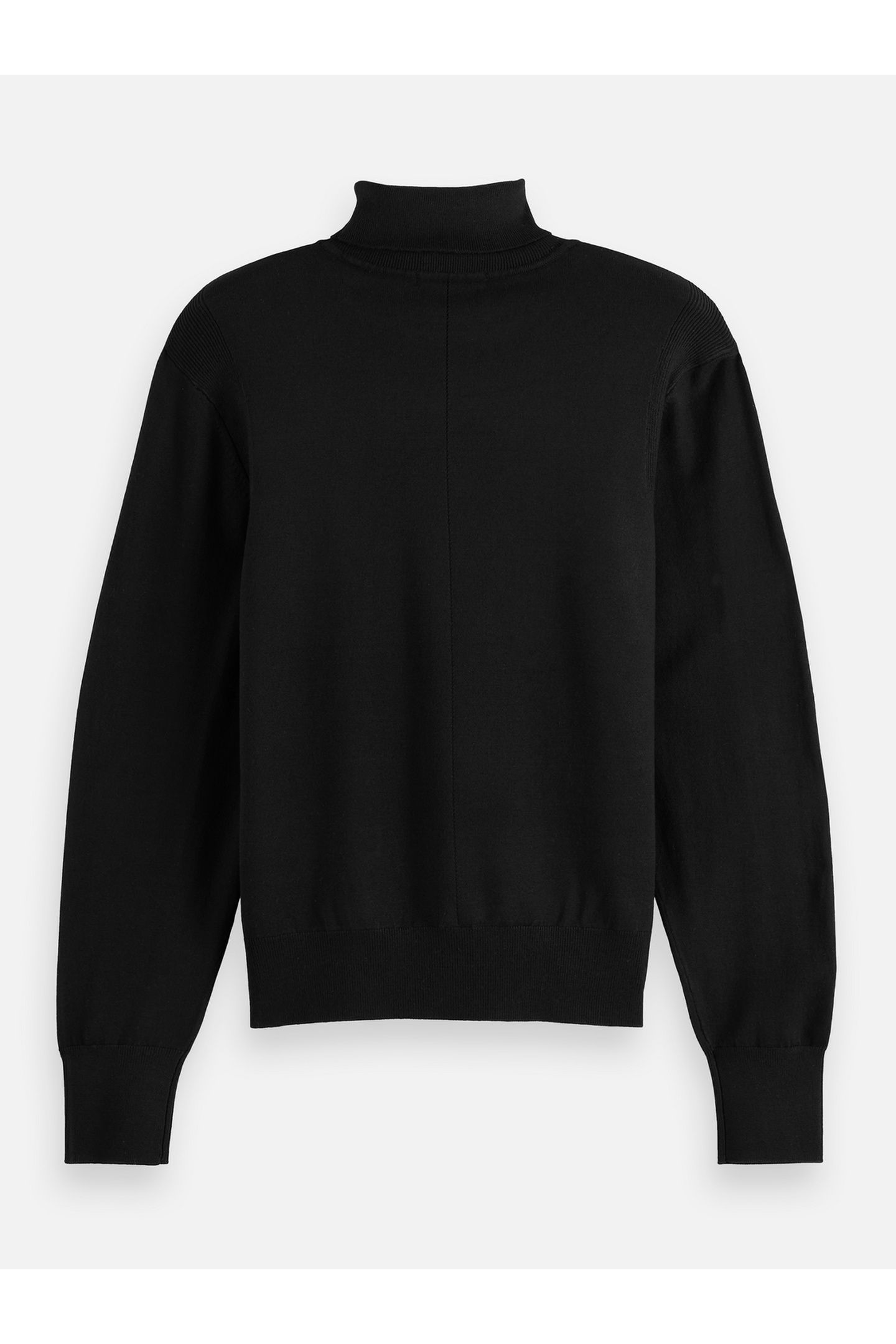 CORE ROLL NECK RELAXED PULLOVER BLACK 4