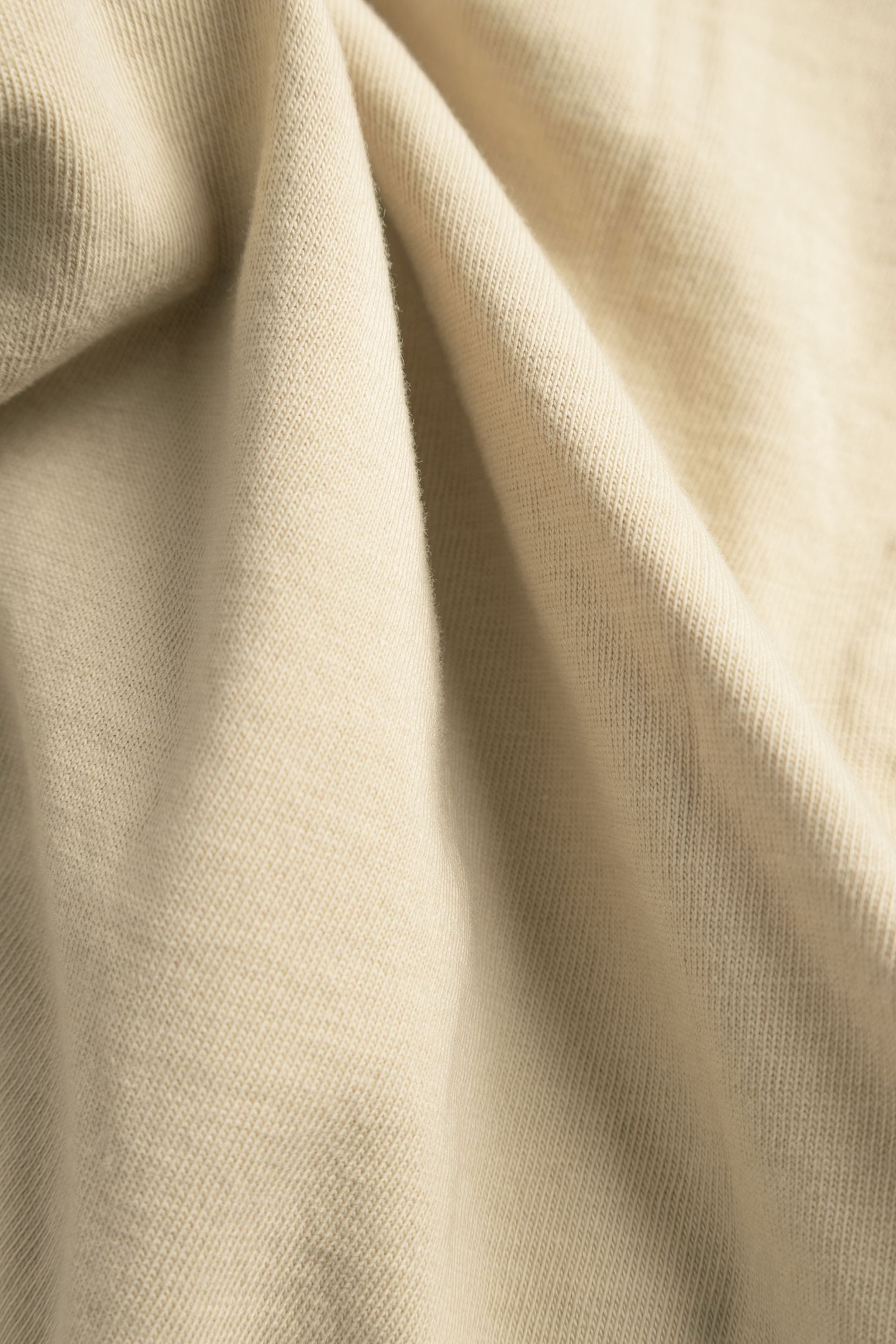 BEIGE ORGANIC COTTON EAGLE IMAGE CREW NECK T-SHIRT 6
