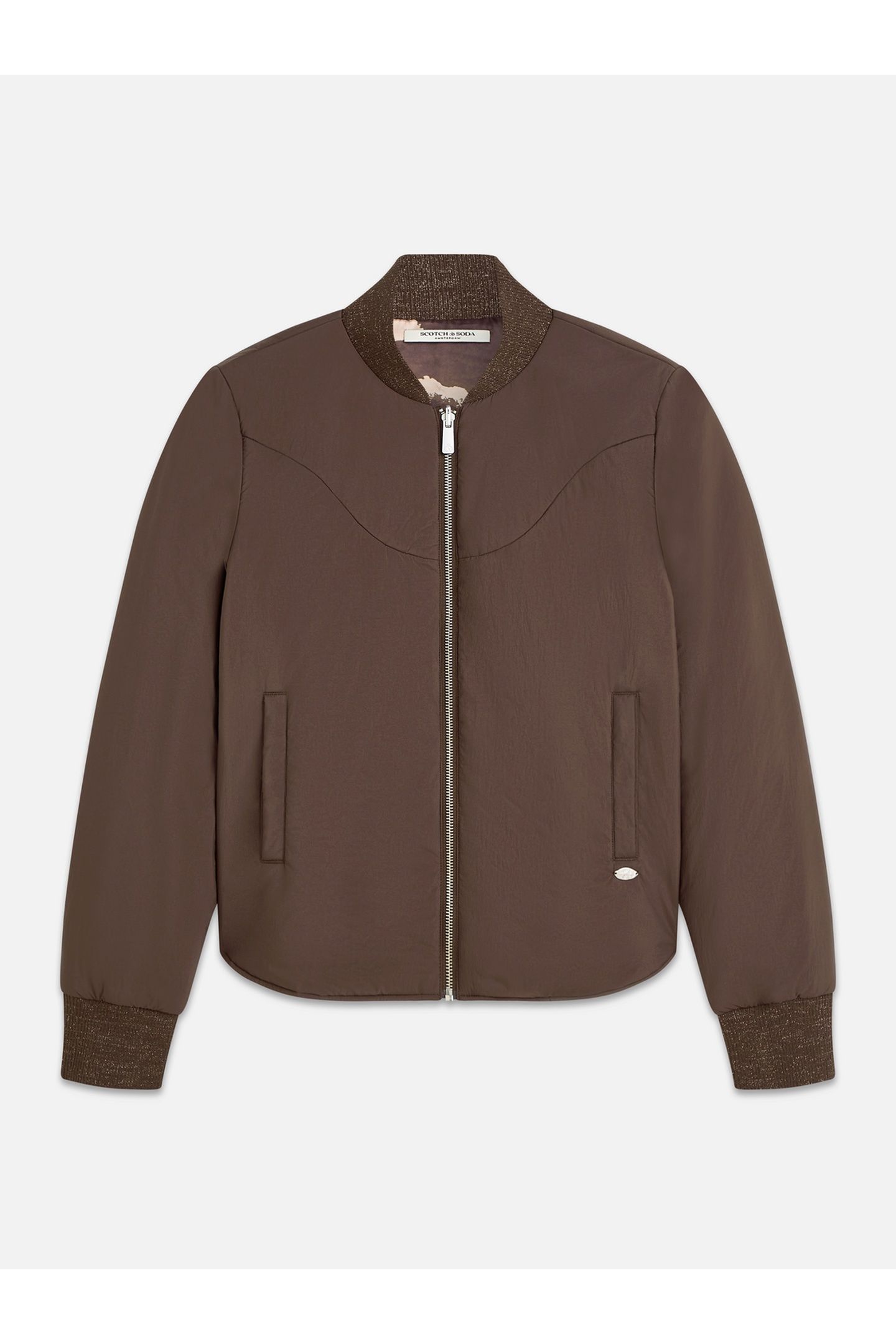 REVERSIBLE BOMBER JACKET HOT FUDGE 1