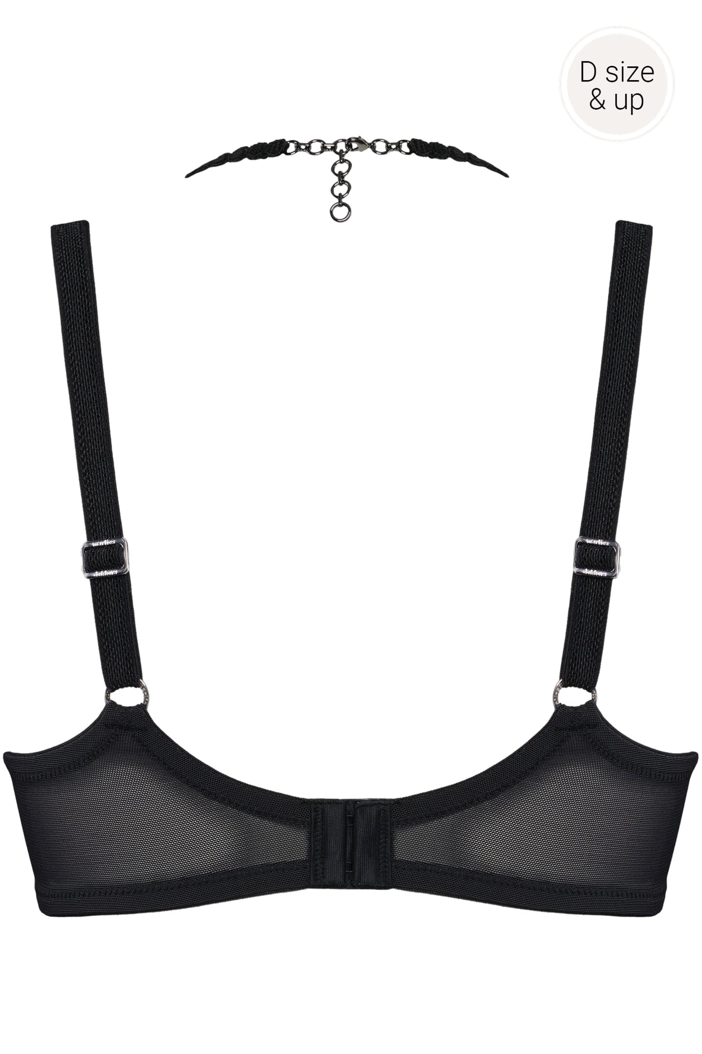 THE MAURITSHUIS BLACK PLUNGE BALCONY BRA 4