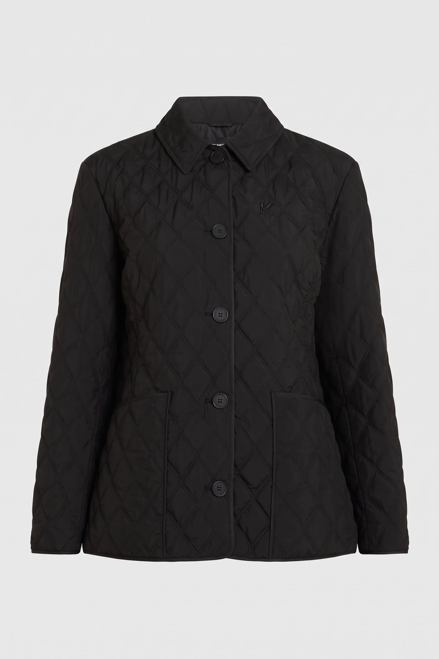 DIAMOND QUILT LIGHT JACKET BLACK 6