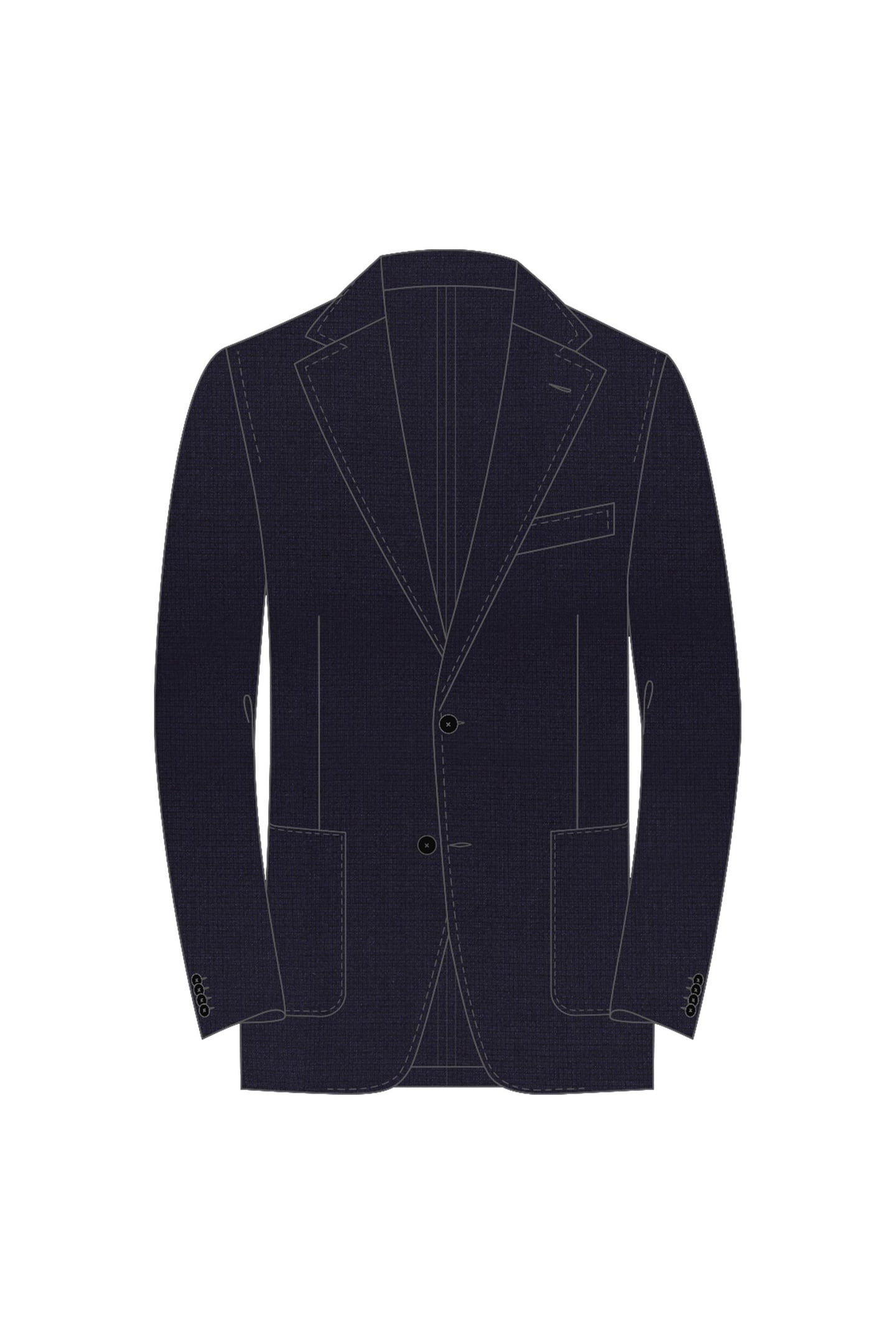MICROFANCY TECH WOOL BLAZER BLUE 4