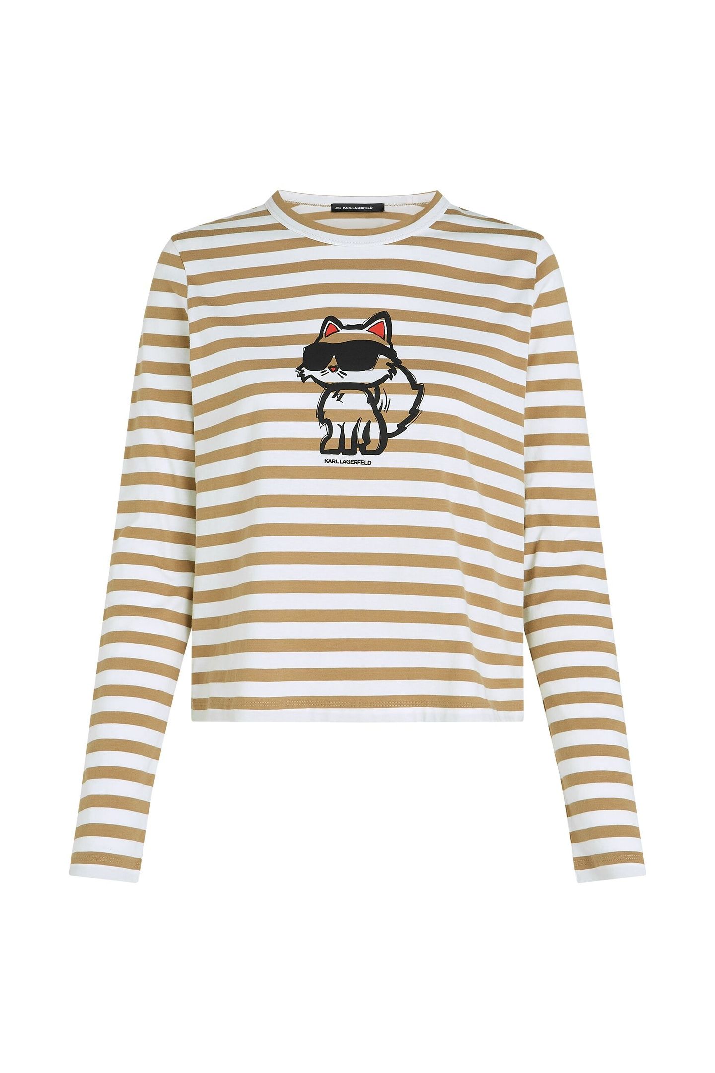 IKON PRINT STRIPE LONGSLEEVE TOP CANNOLI CREAM-NOUGAT 4