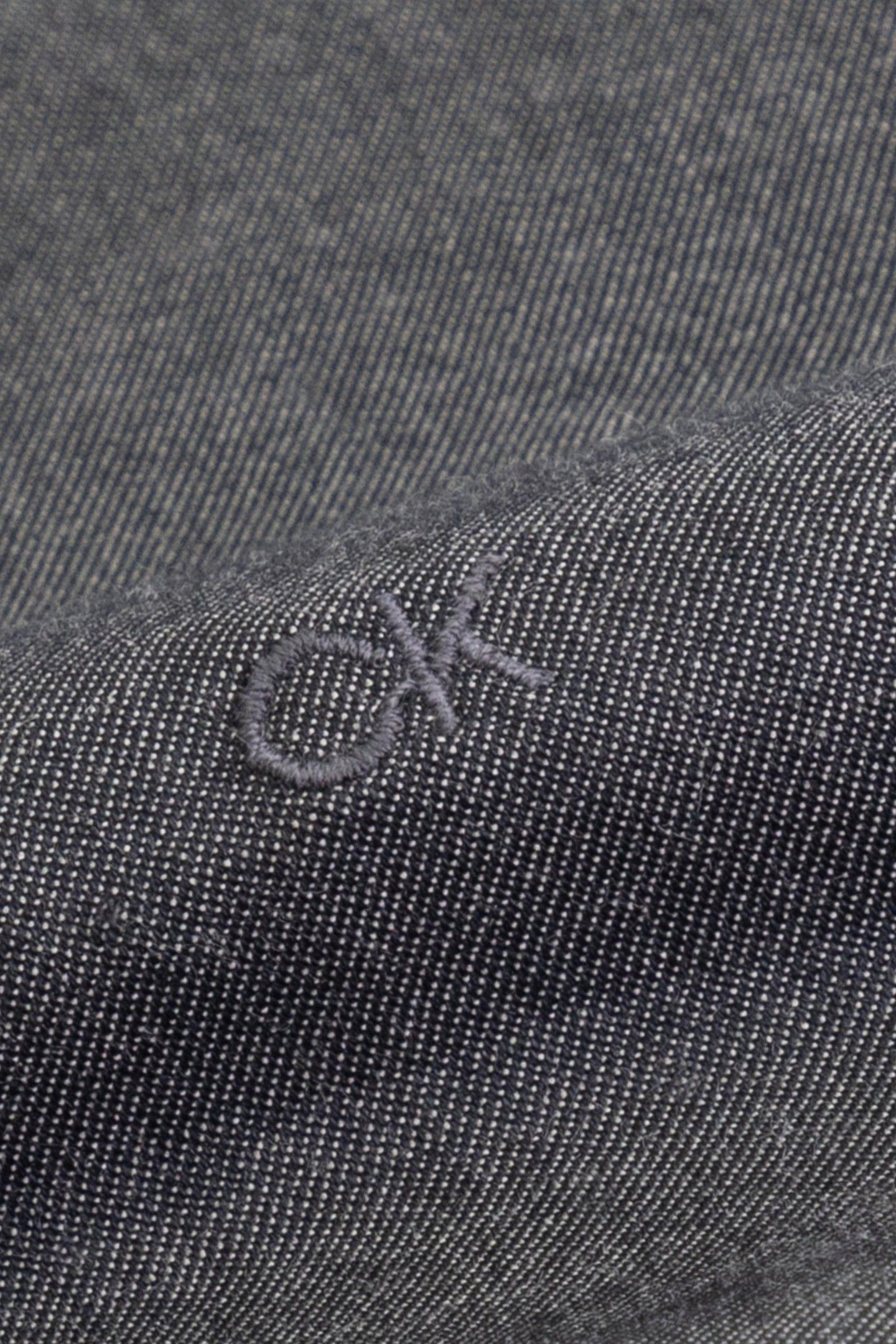 REGULAR DENIM WASHED SHIRT GREY 6