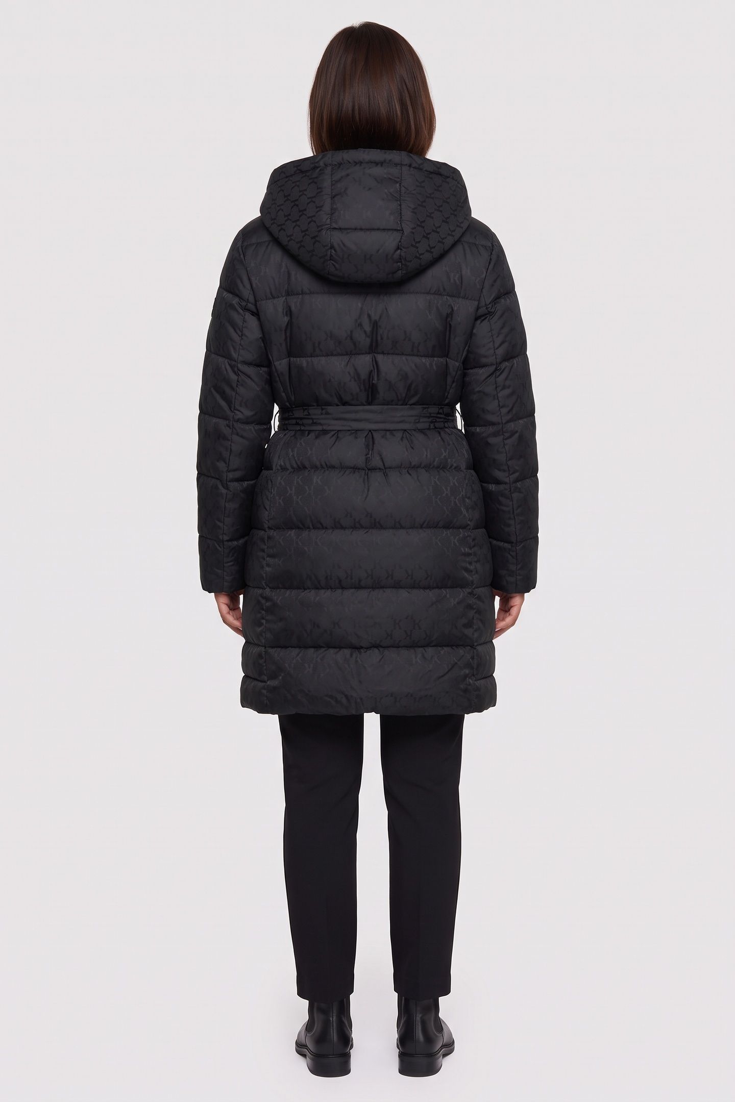 JACQUARD PUFFER BLACK 4