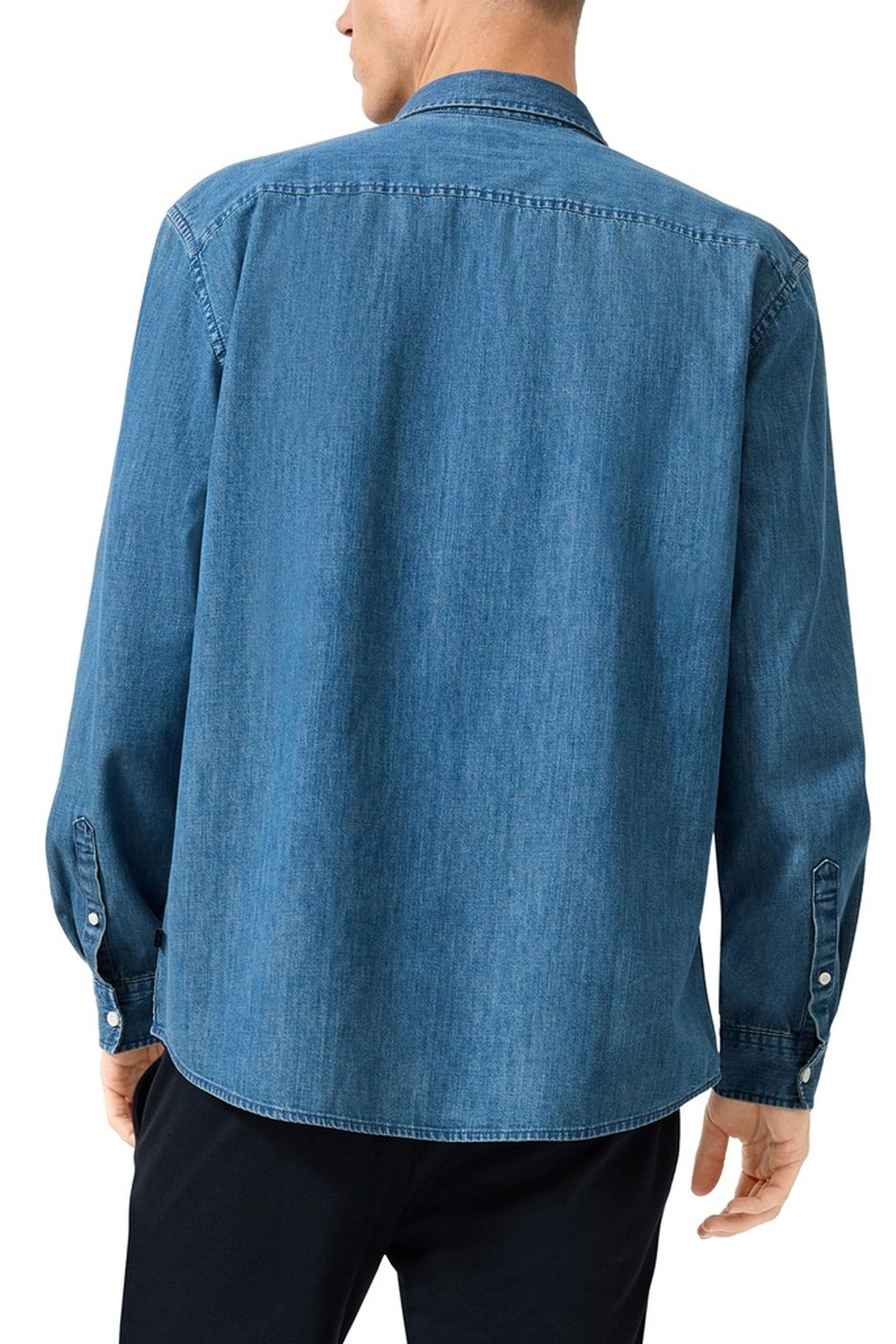 S.OLIVER-QS SHIRT BLUE-DENIM 2