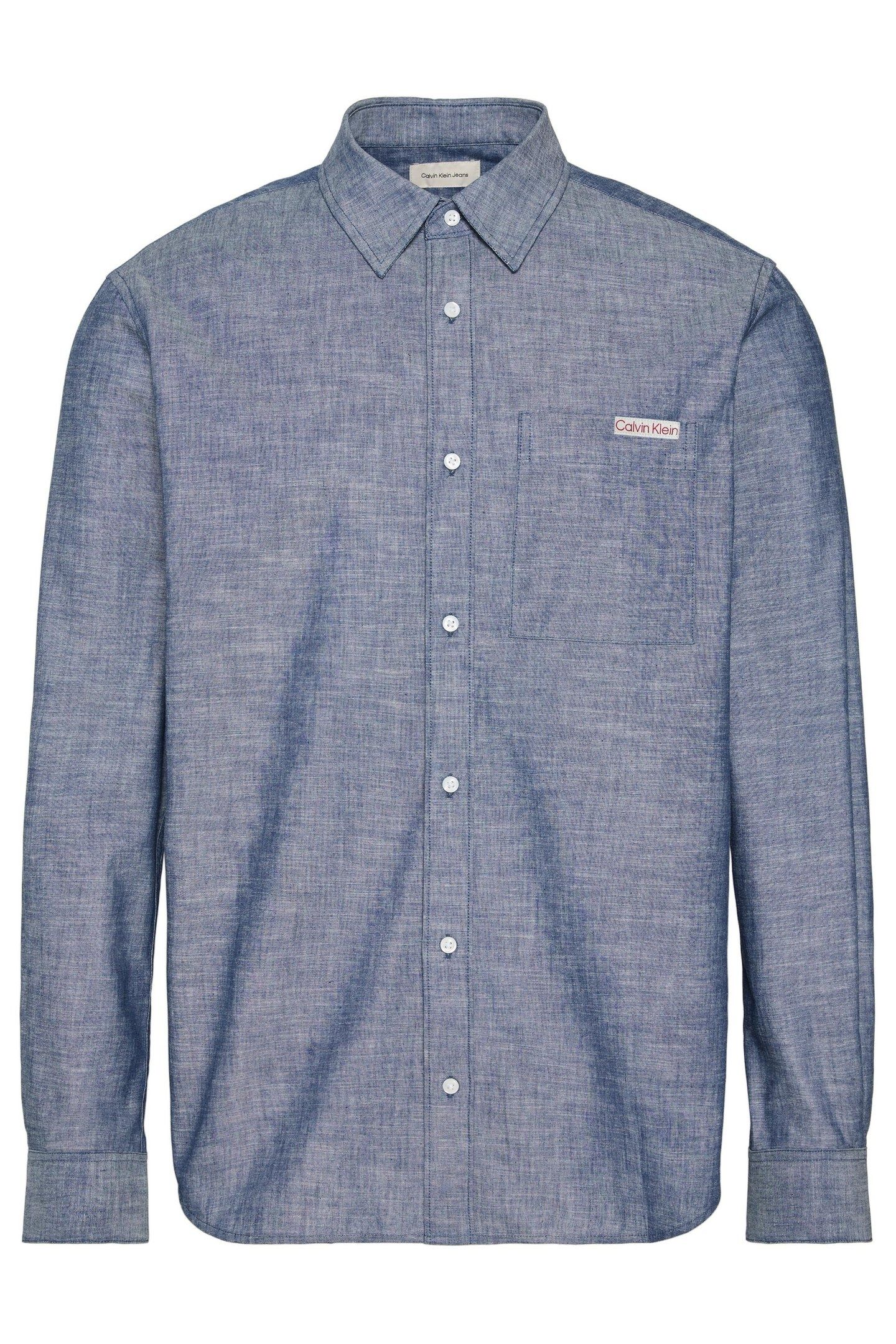 LS CHAMBRAY CLASSIC SHIRT BLUE DESCENT 2