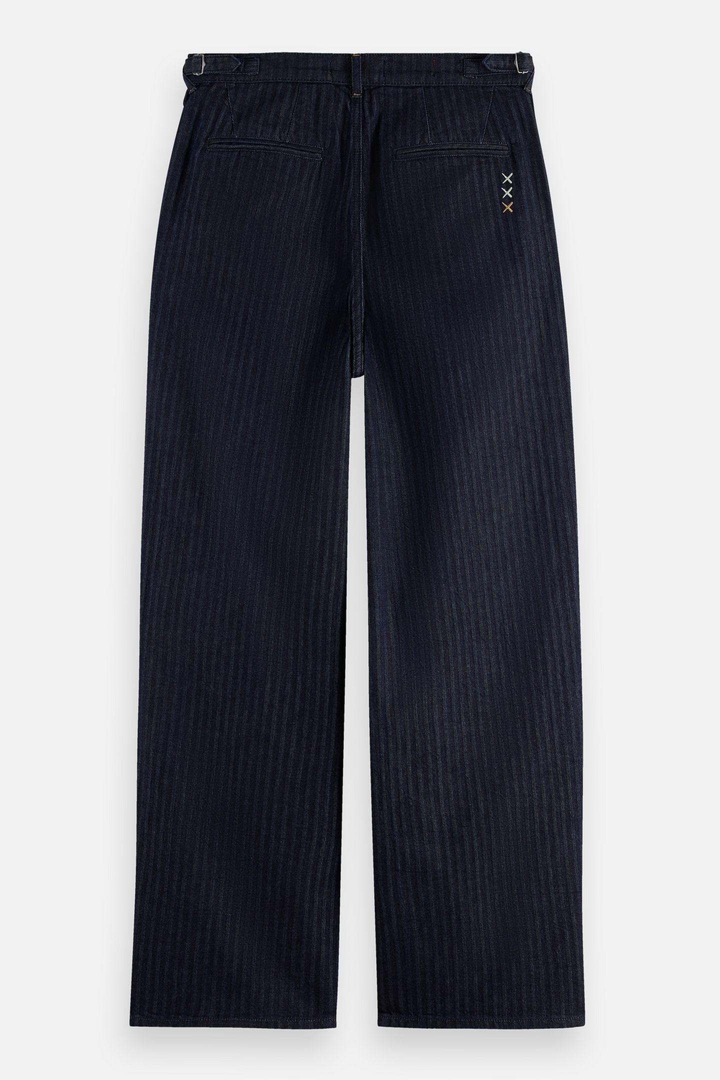 SEASONAL LOOSE FIT DENIM CHINO NAVY 5