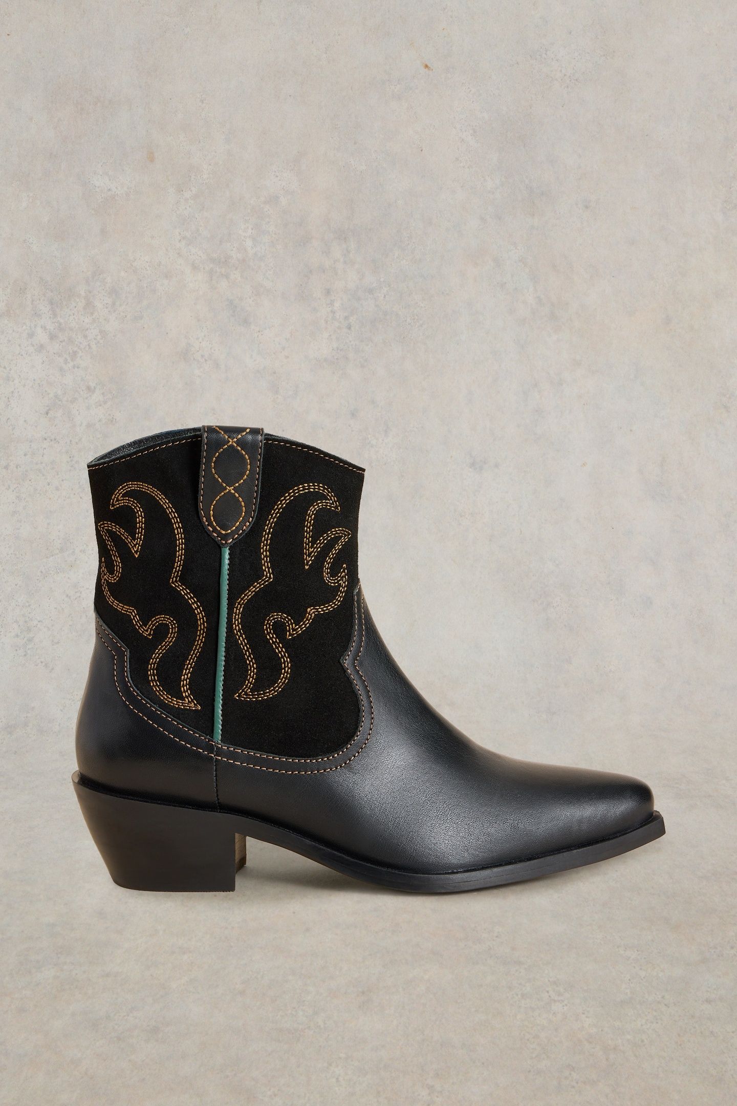 BEAU WESTERN BOOT PURE BLK 1