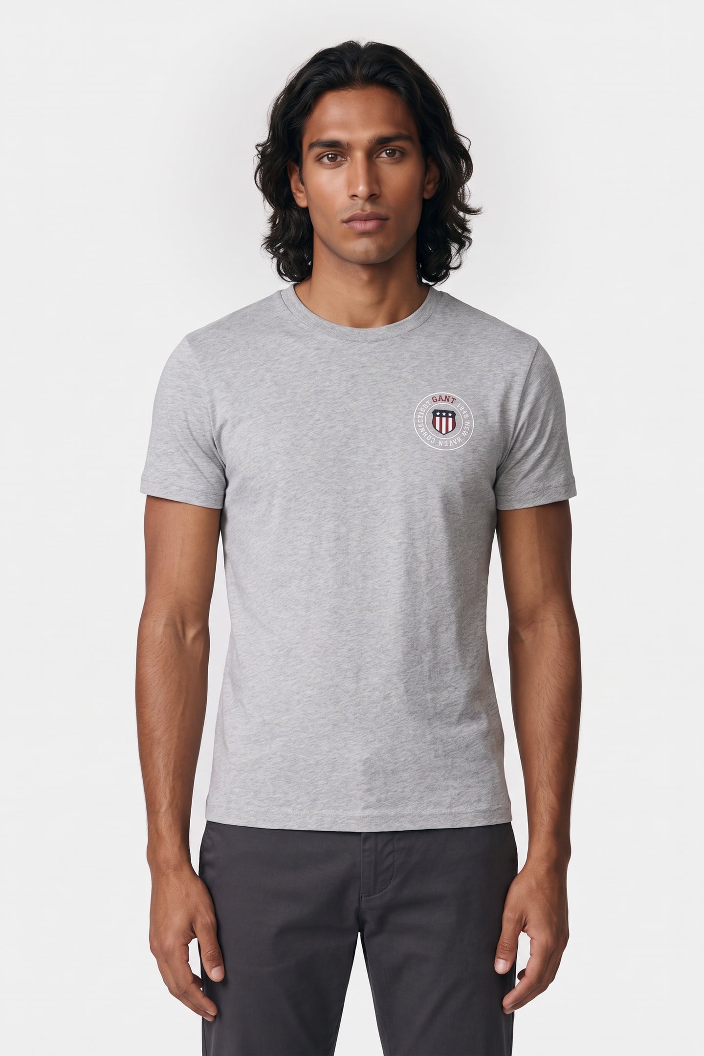 GRAPHIC SS T-SHIRT GREY MELANGE 1
