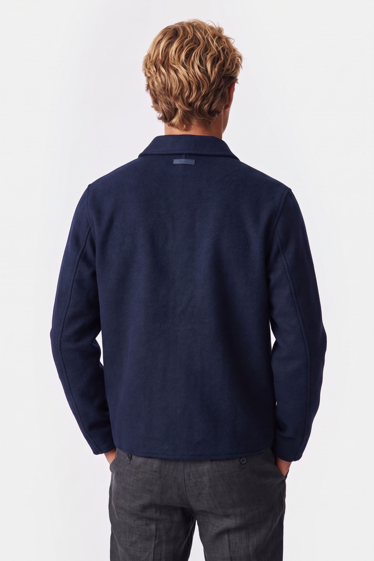 LS DOUBLE FACE WOOL DARK SAPPHIRE 2