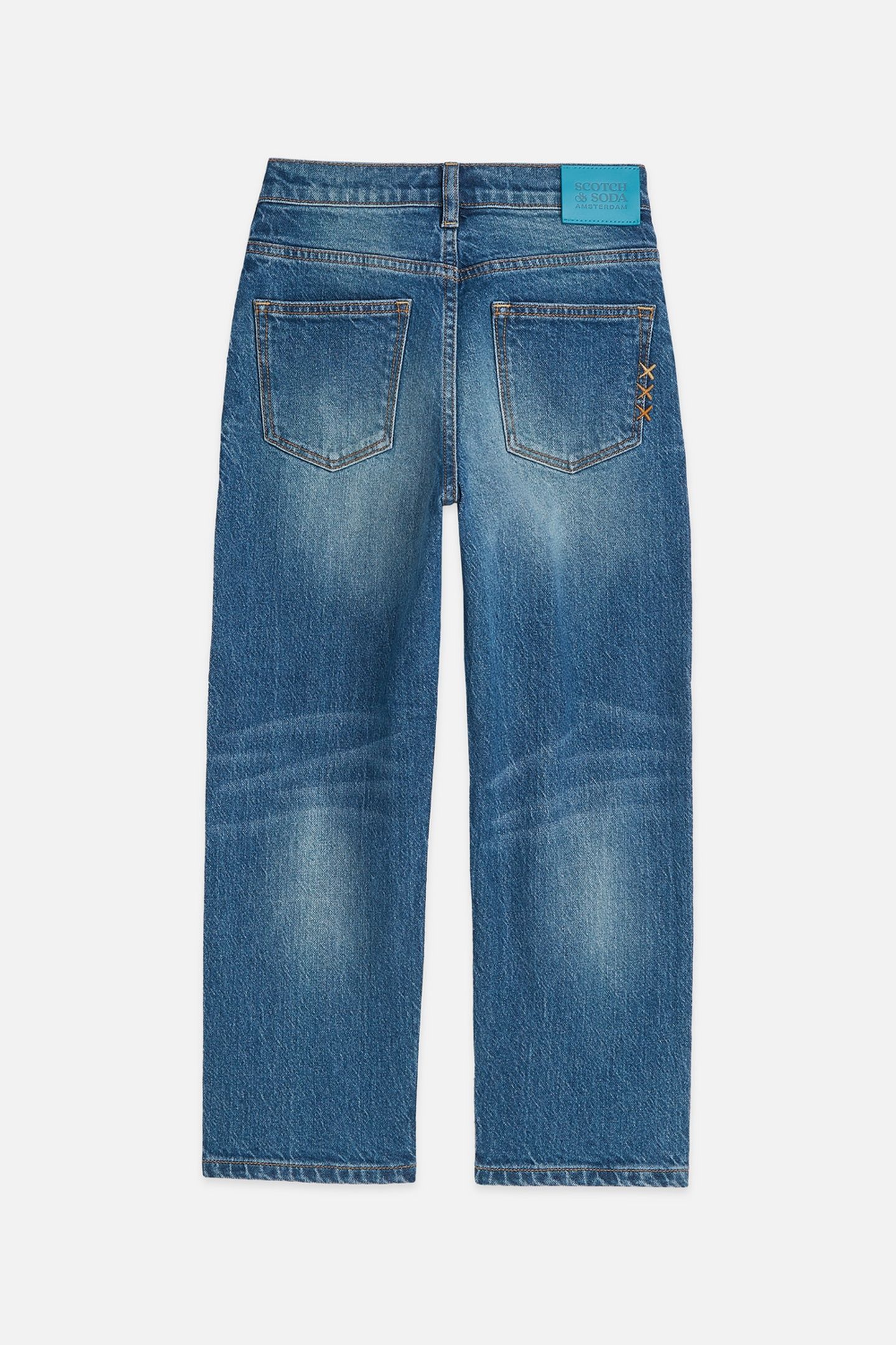 BOYS THE PITCH LOOSE JEANS NAVY 2