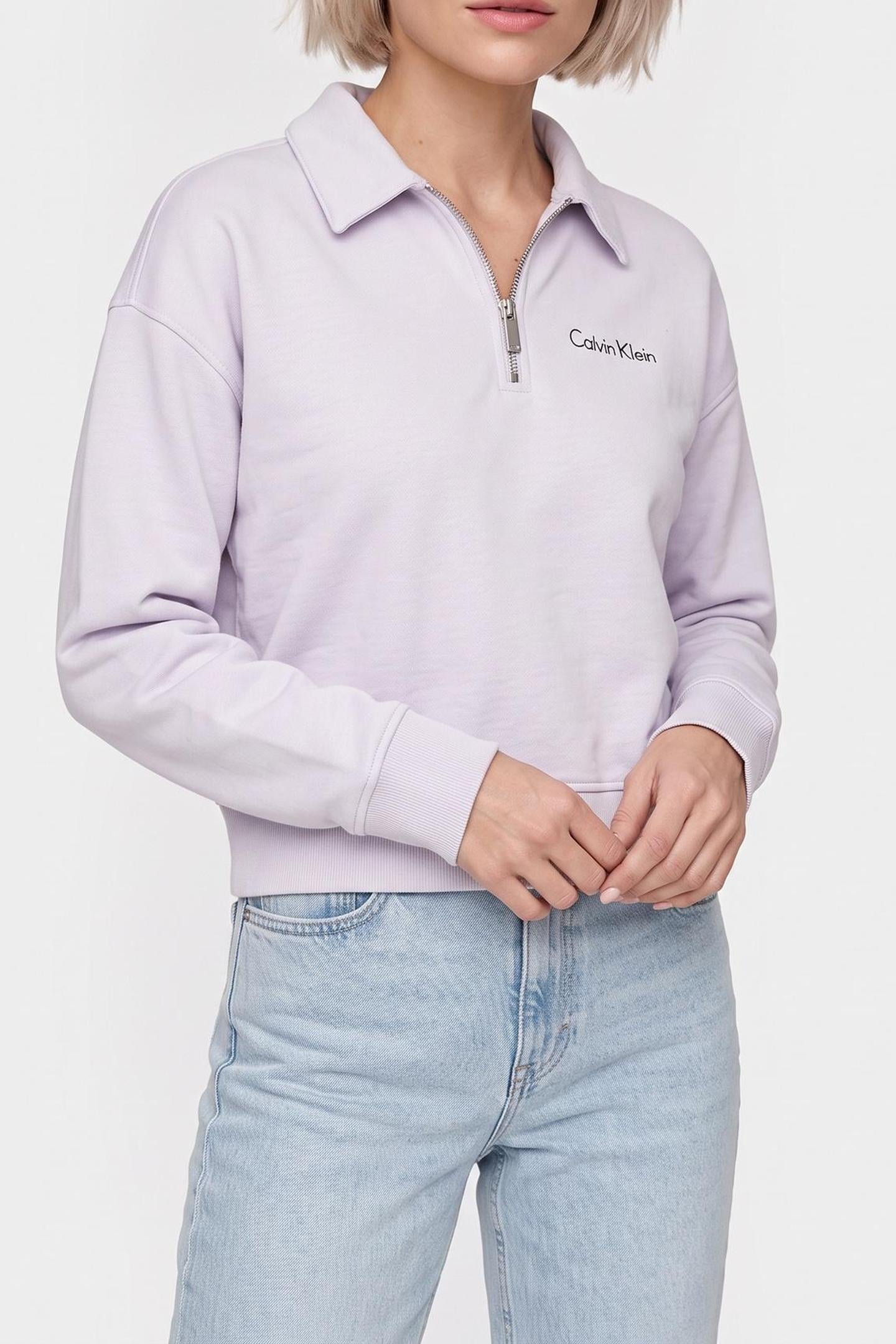 LS FRENCH TERRY GRAPHIC FROSTY LILAC 1